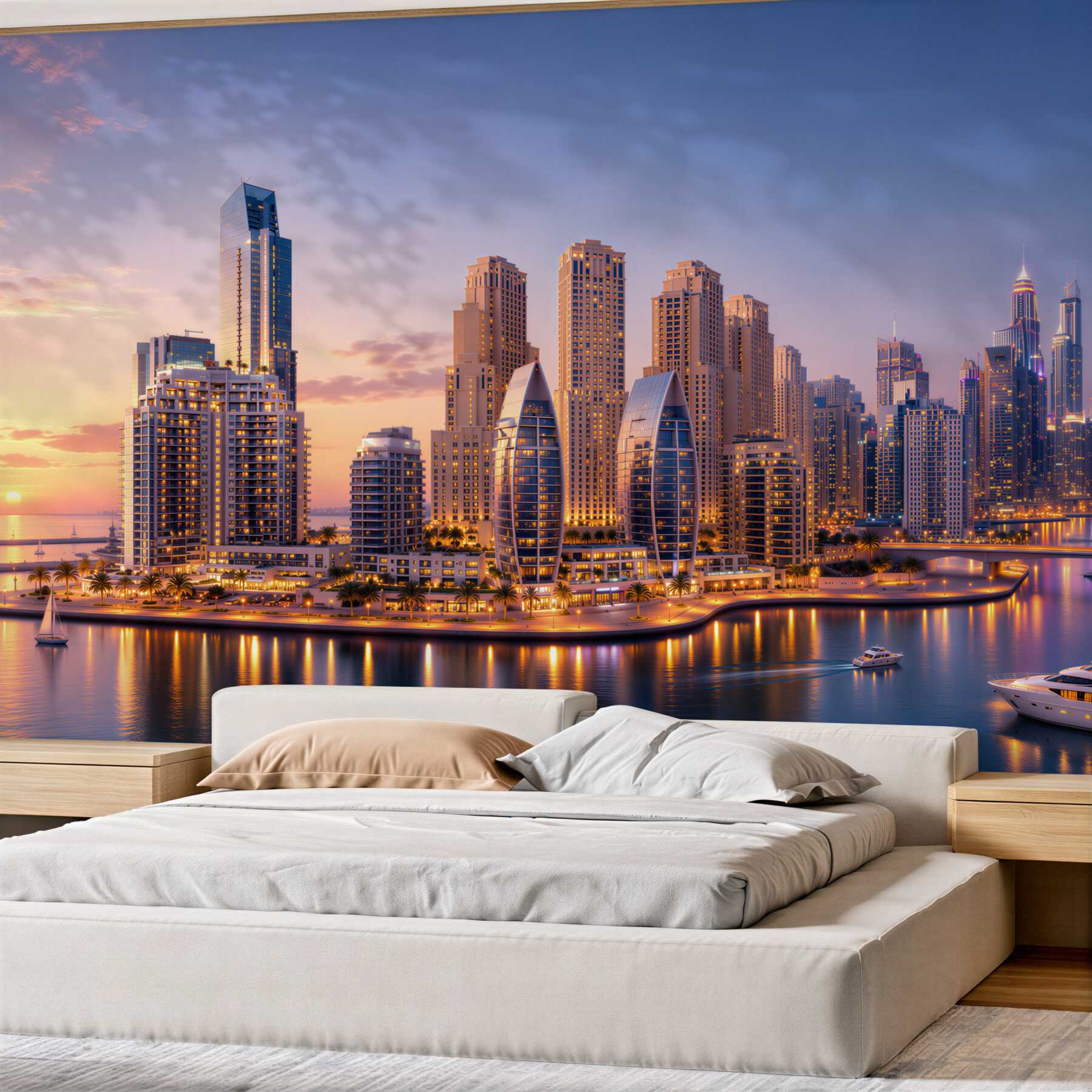 Fototapeta zmierzch nad Dubajem?v23