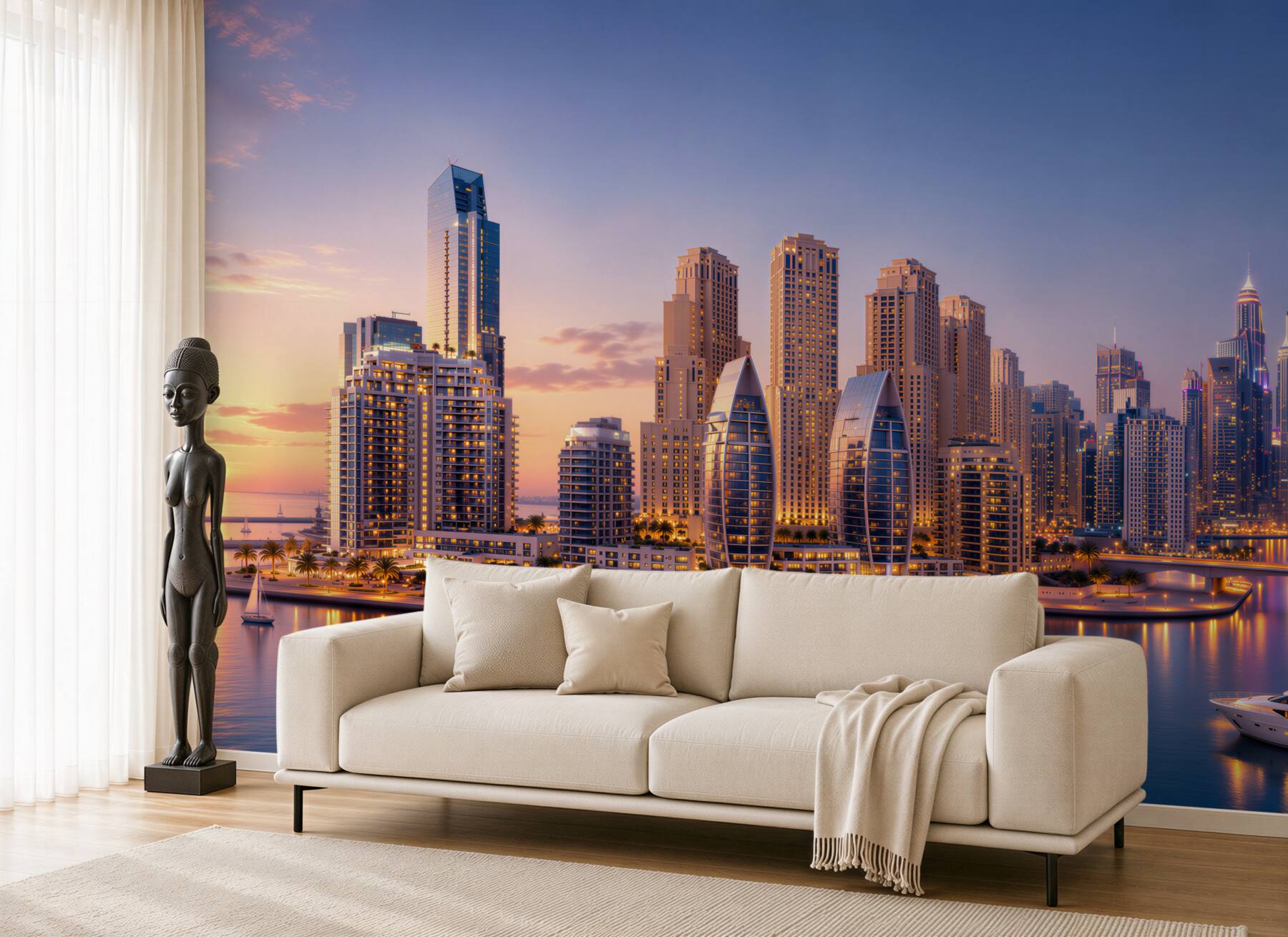 Fototapeta zmierzch nad Dubajem?v23
