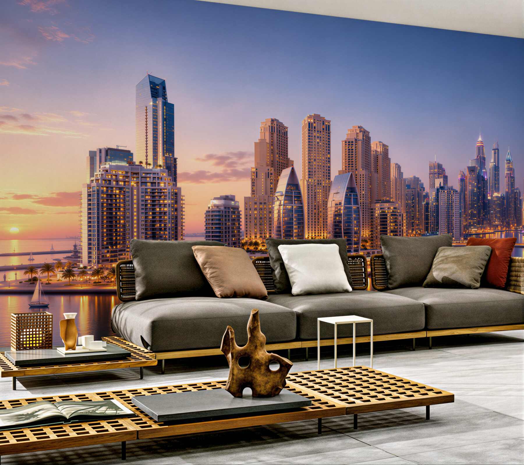 Fototapeta zmierzch nad Dubajem?v23