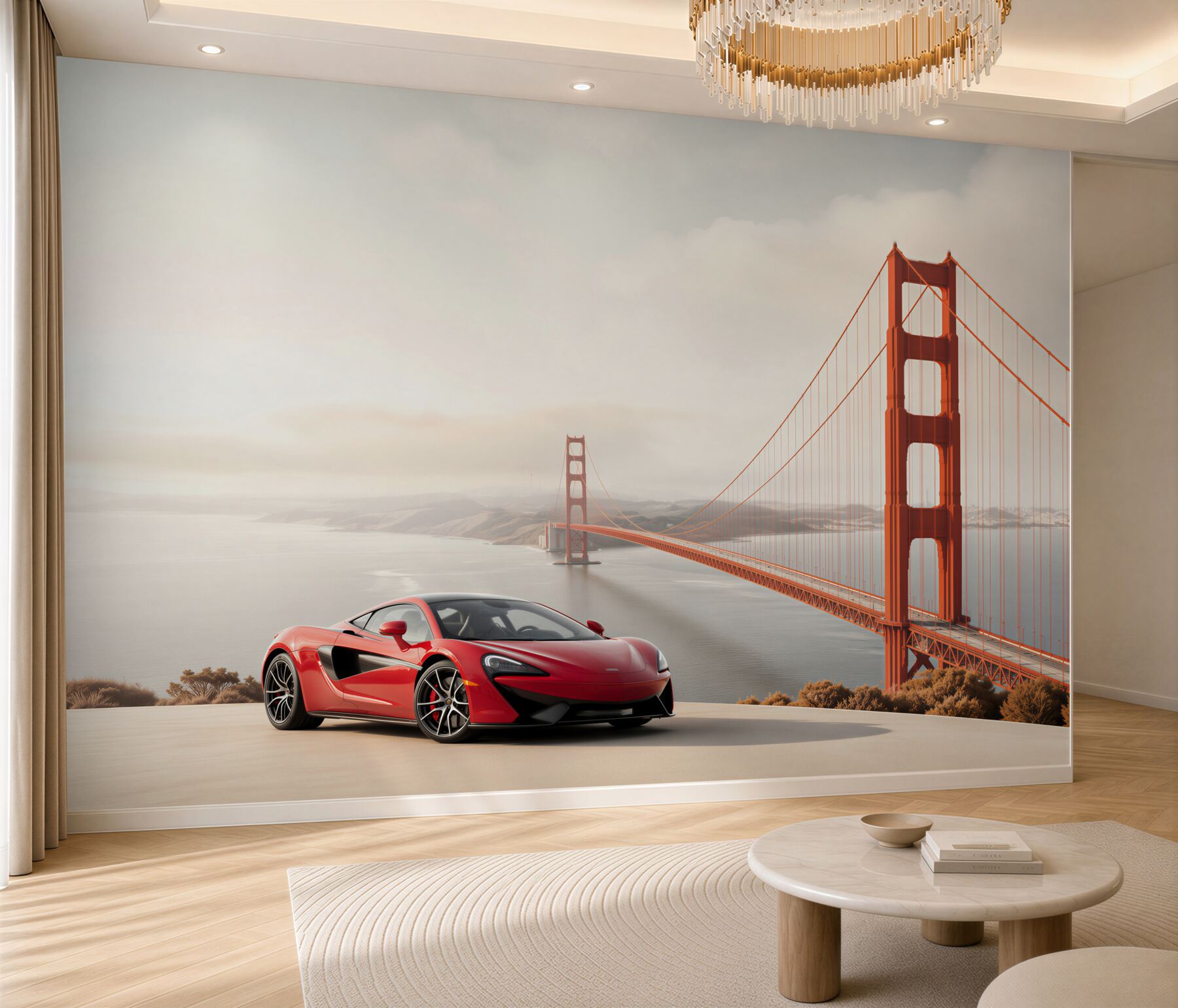 Fototapeta McLaren na tle mostu?v23