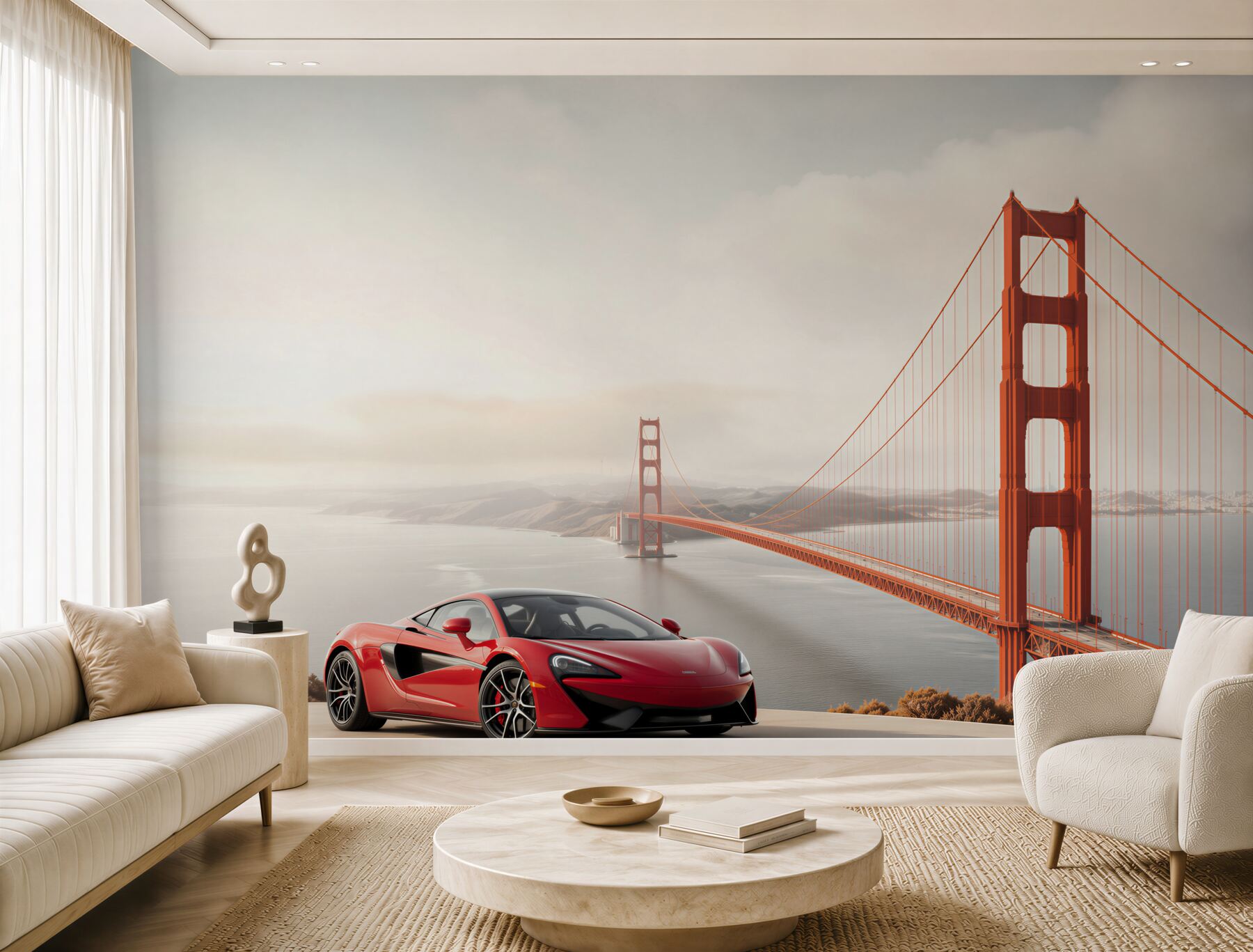 Fototapeta McLaren na tle mostu?v23