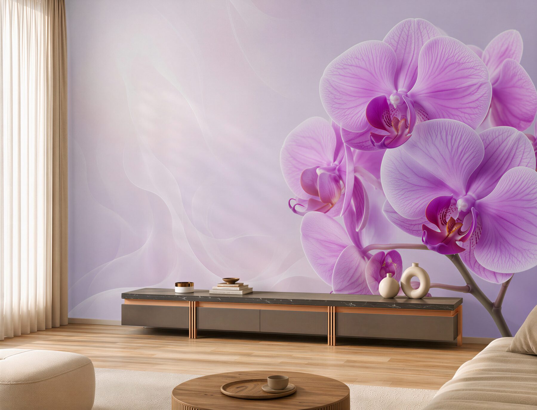 Fototapeta bardzo piękna miękka miękka orchidea