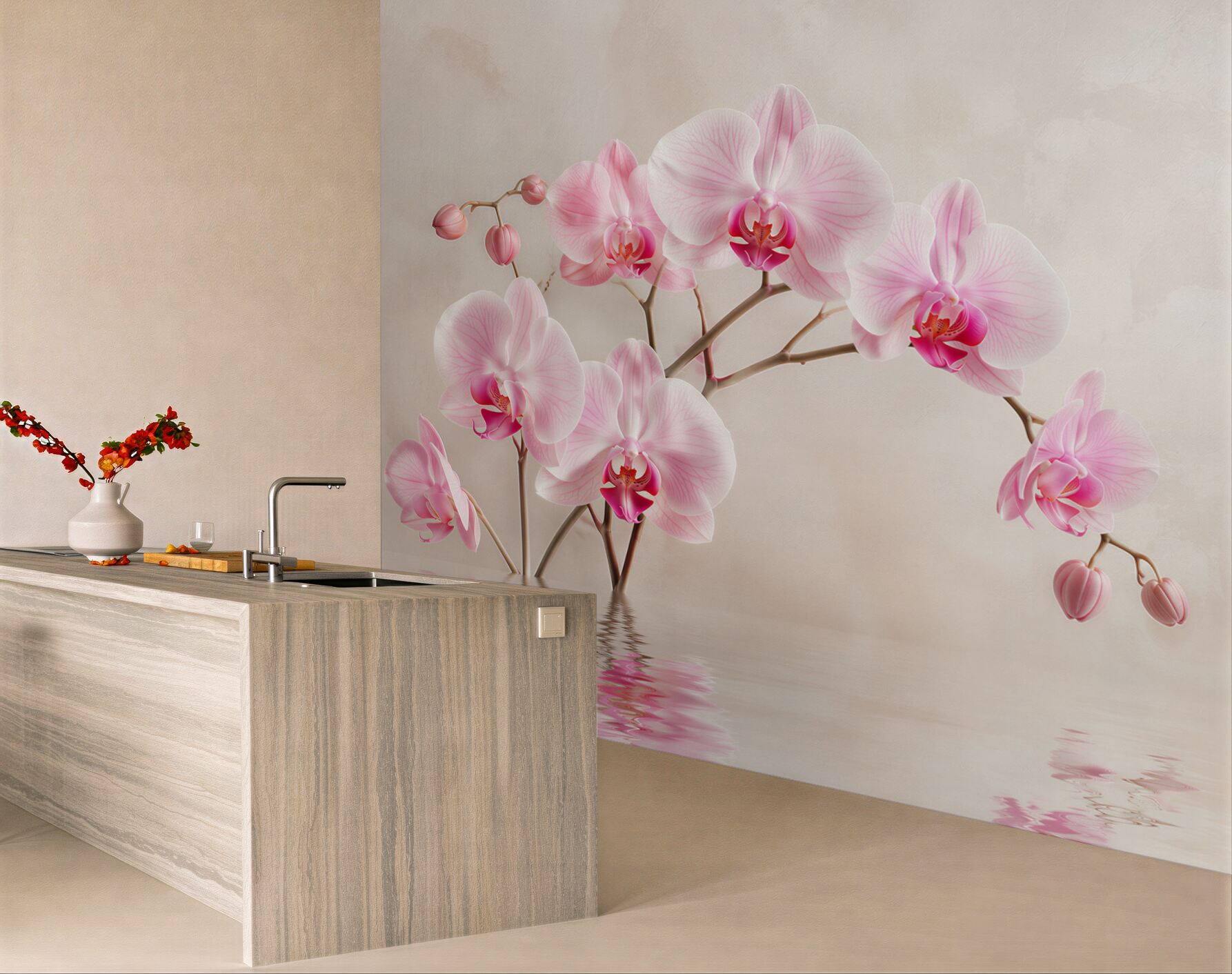Fototapeta miękkie liliowe orchidee?v23