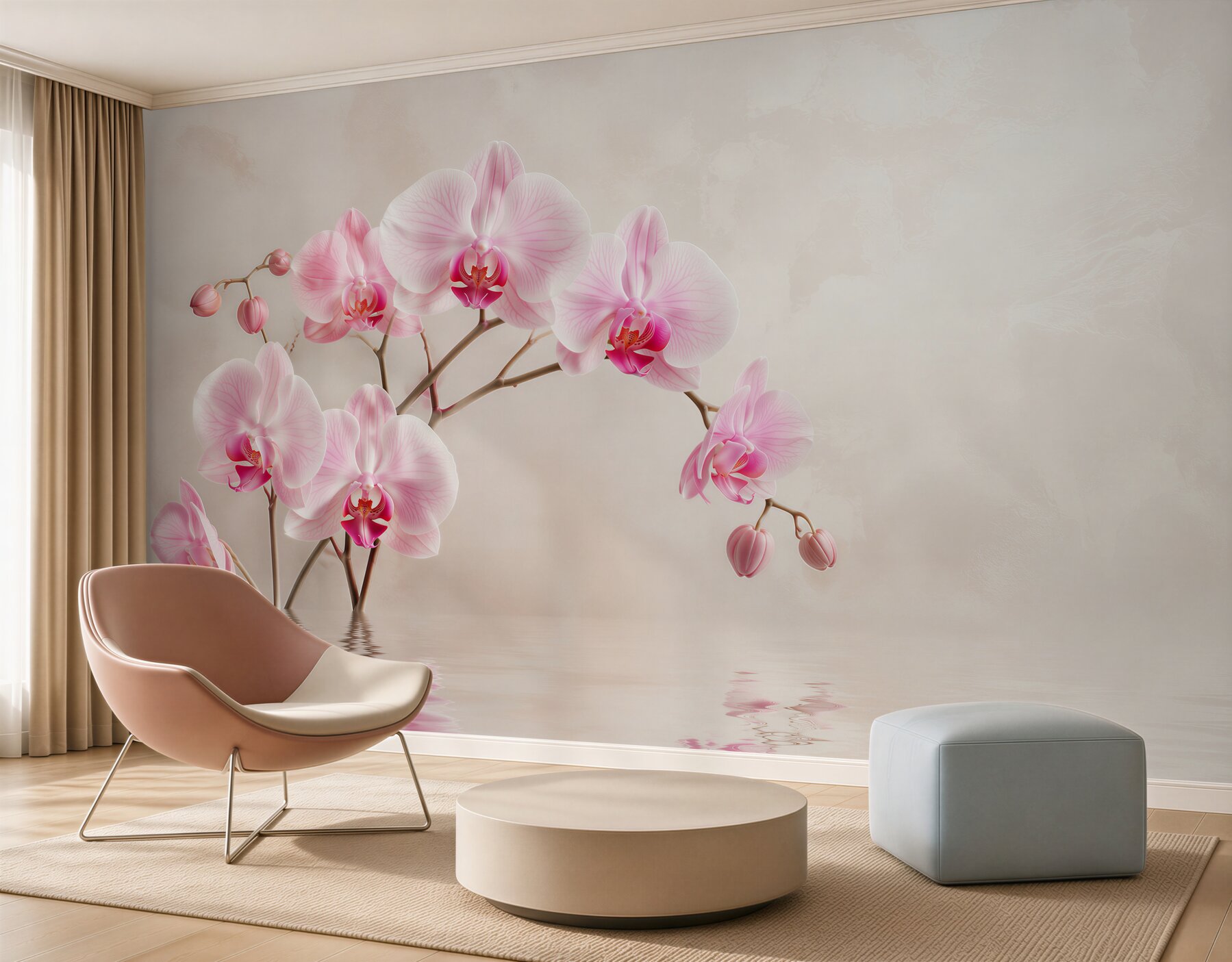 Fototapeta miękkie liliowe orchidee?v23