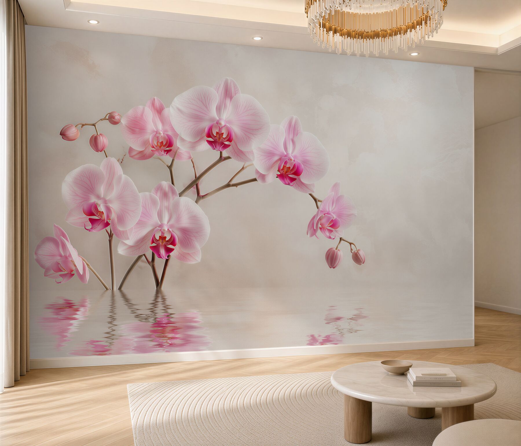 Fototapeta miękkie liliowe orchidee?v23