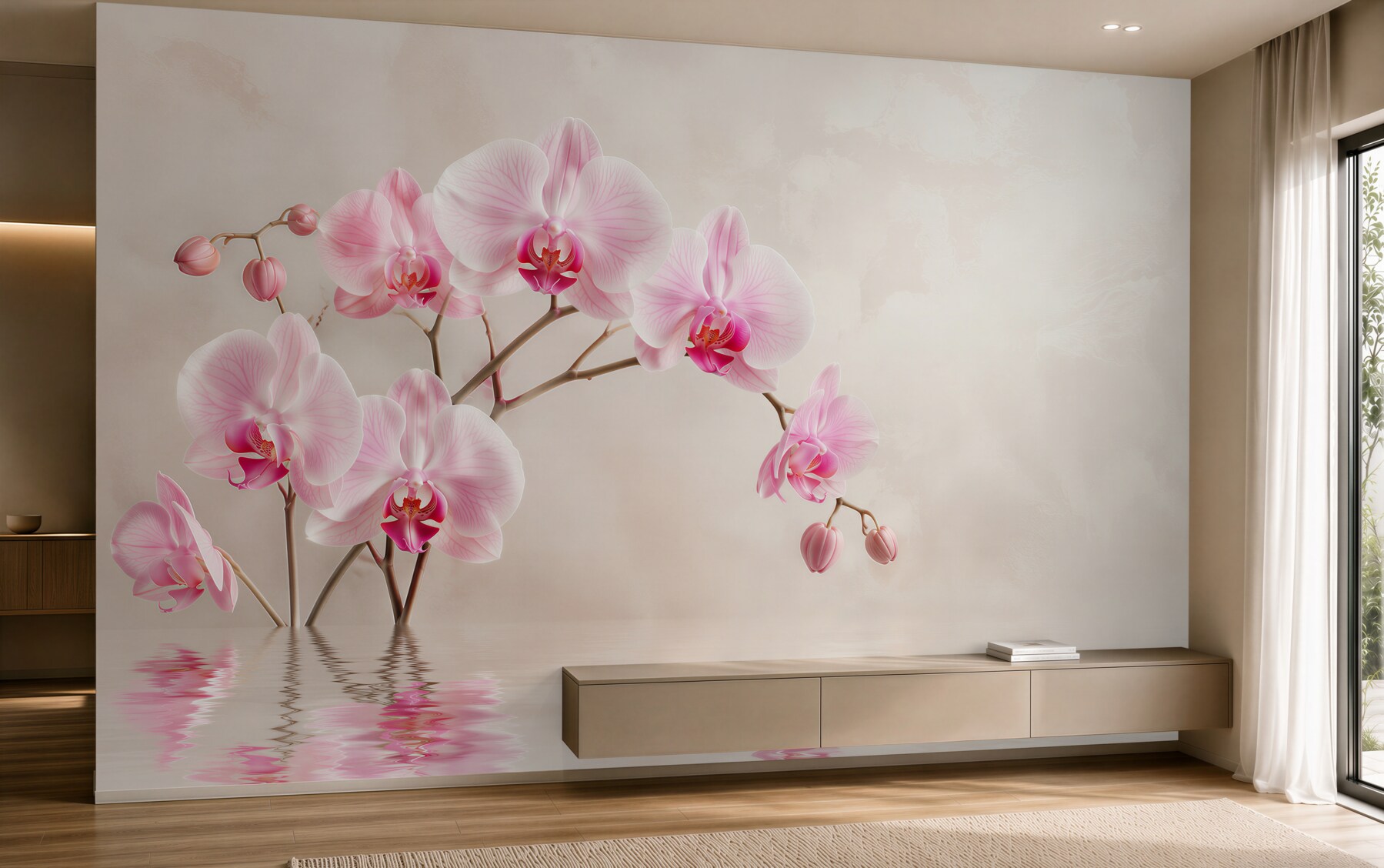 Fototapeta miękkie liliowe orchidee?v23
