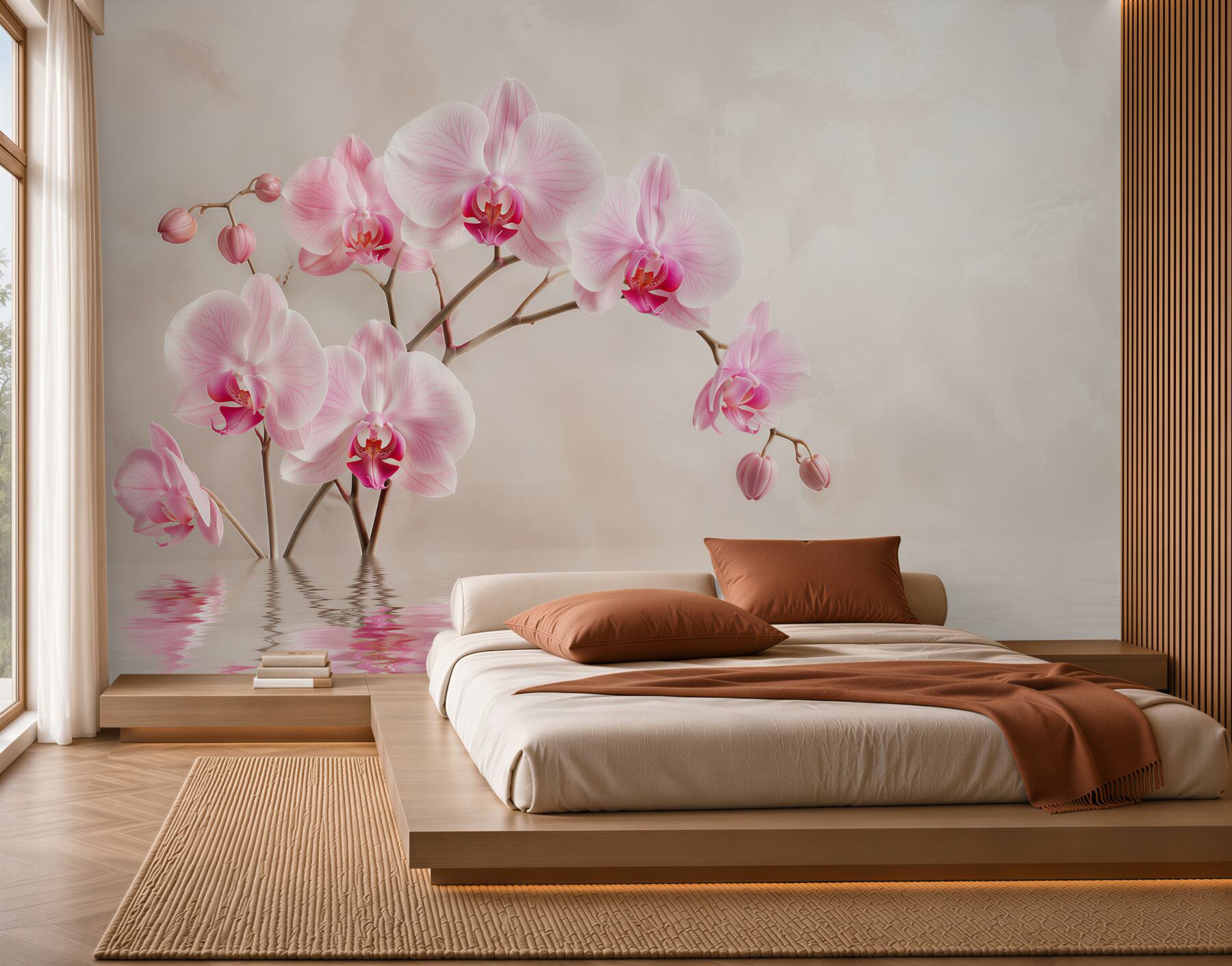 Fototapeta miękkie liliowe orchidee?v23