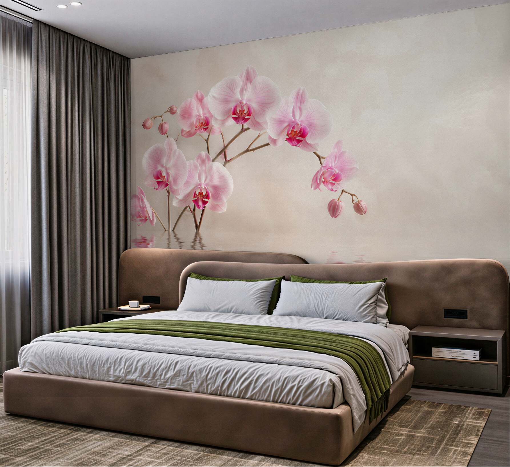 Fototapeta miękkie liliowe orchidee?v23