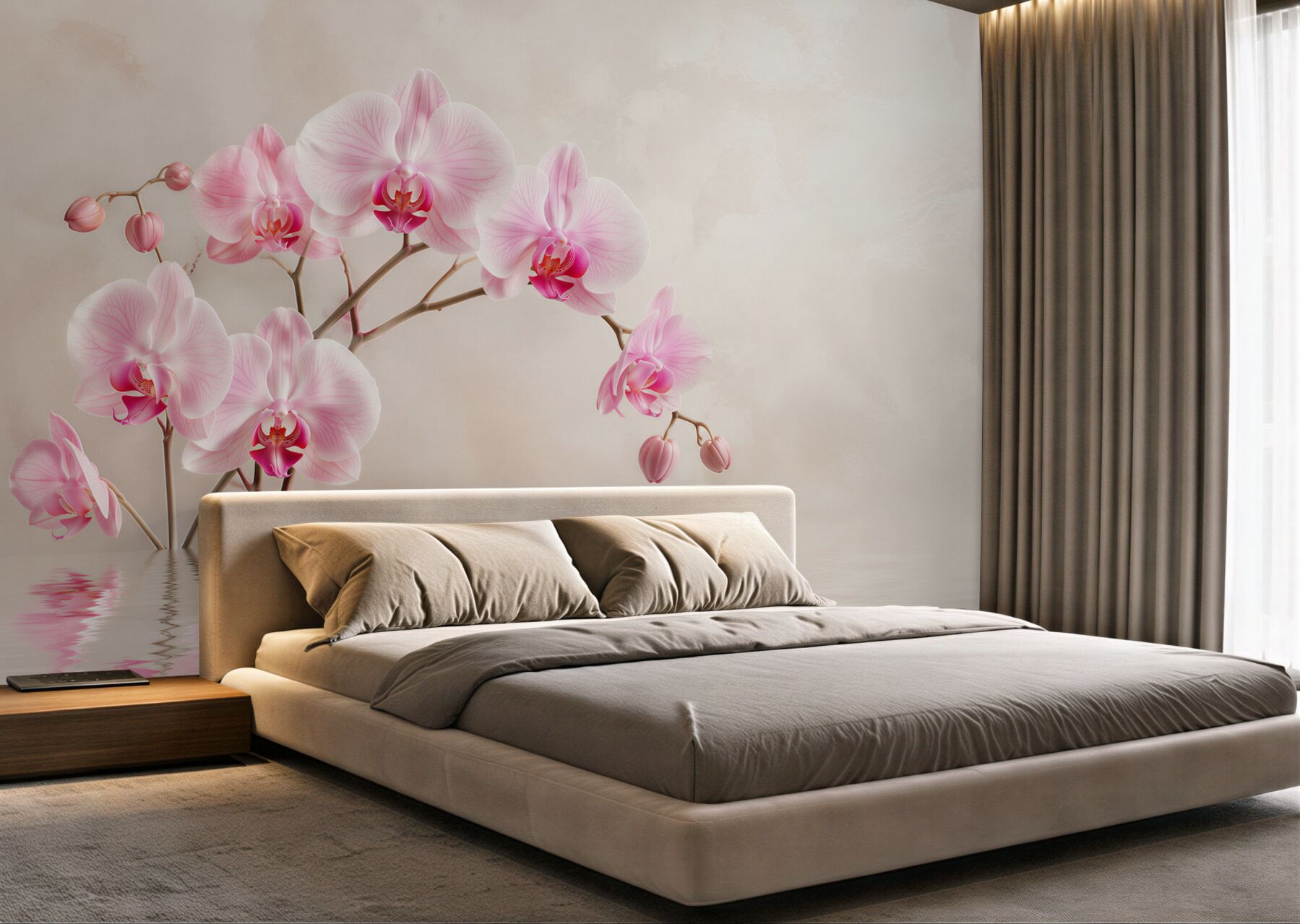 Fototapeta miękkie liliowe orchidee?v23