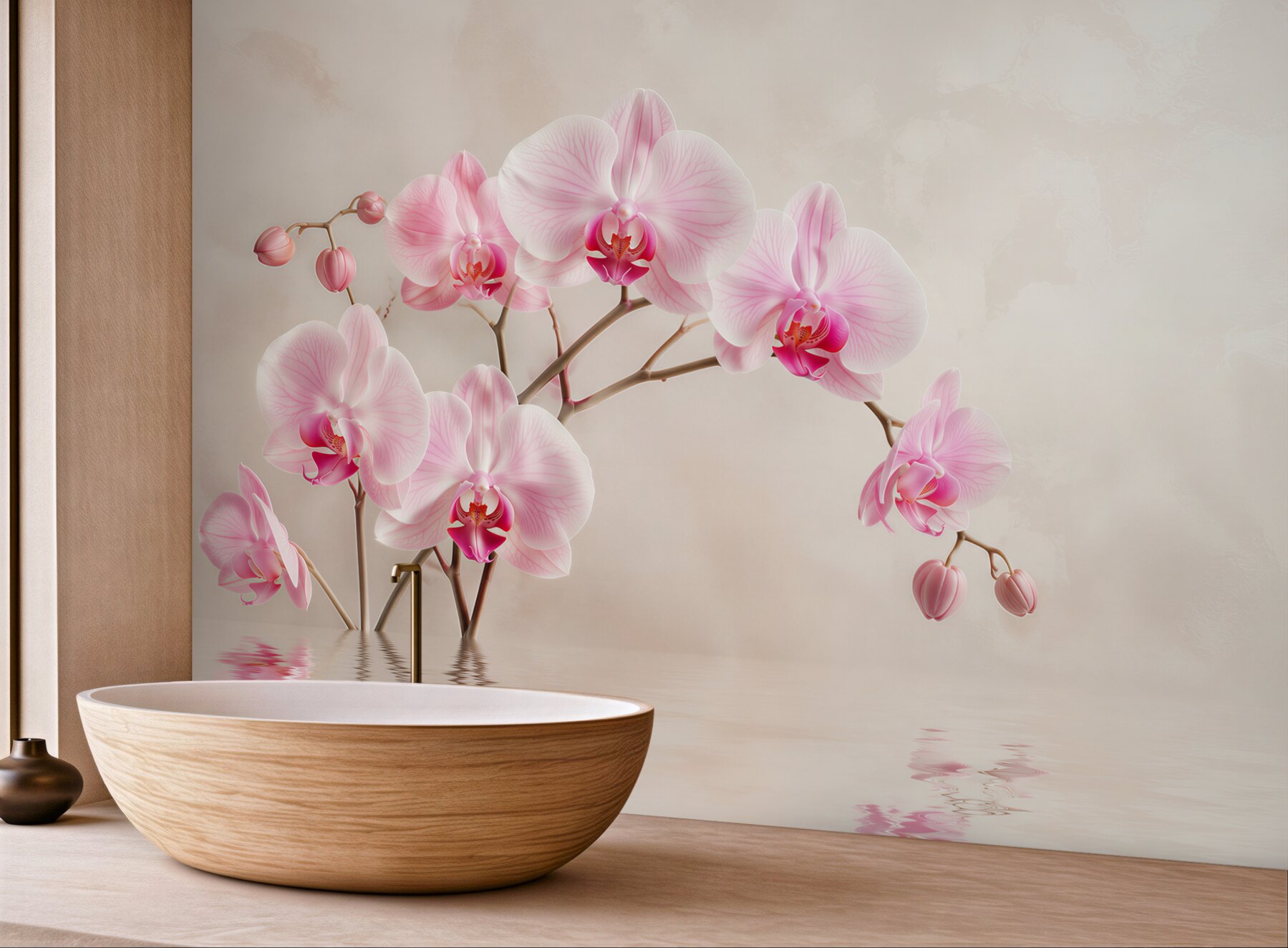Fototapeta miękkie liliowe orchidee?v23