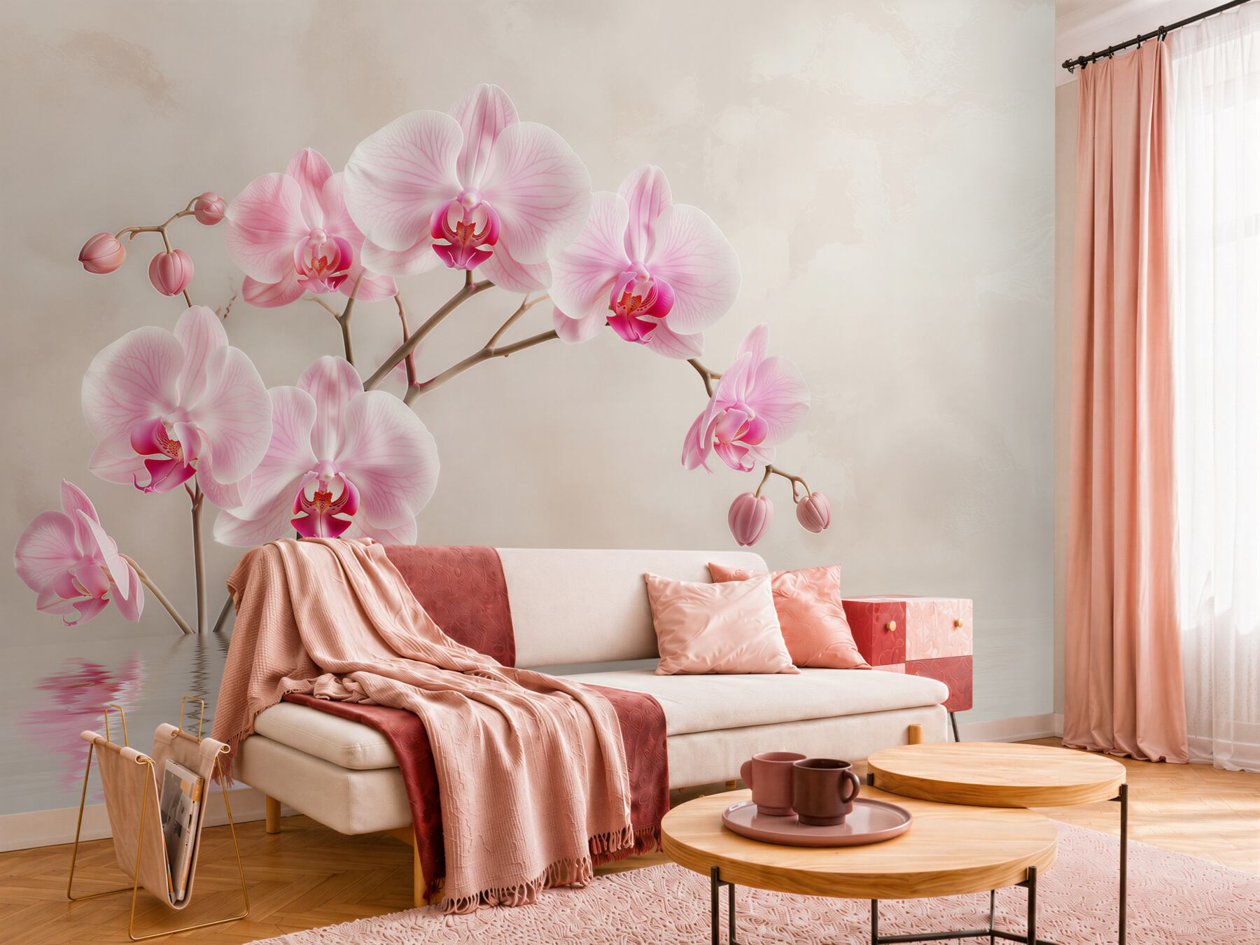 Fototapeta miękkie liliowe orchidee?v23