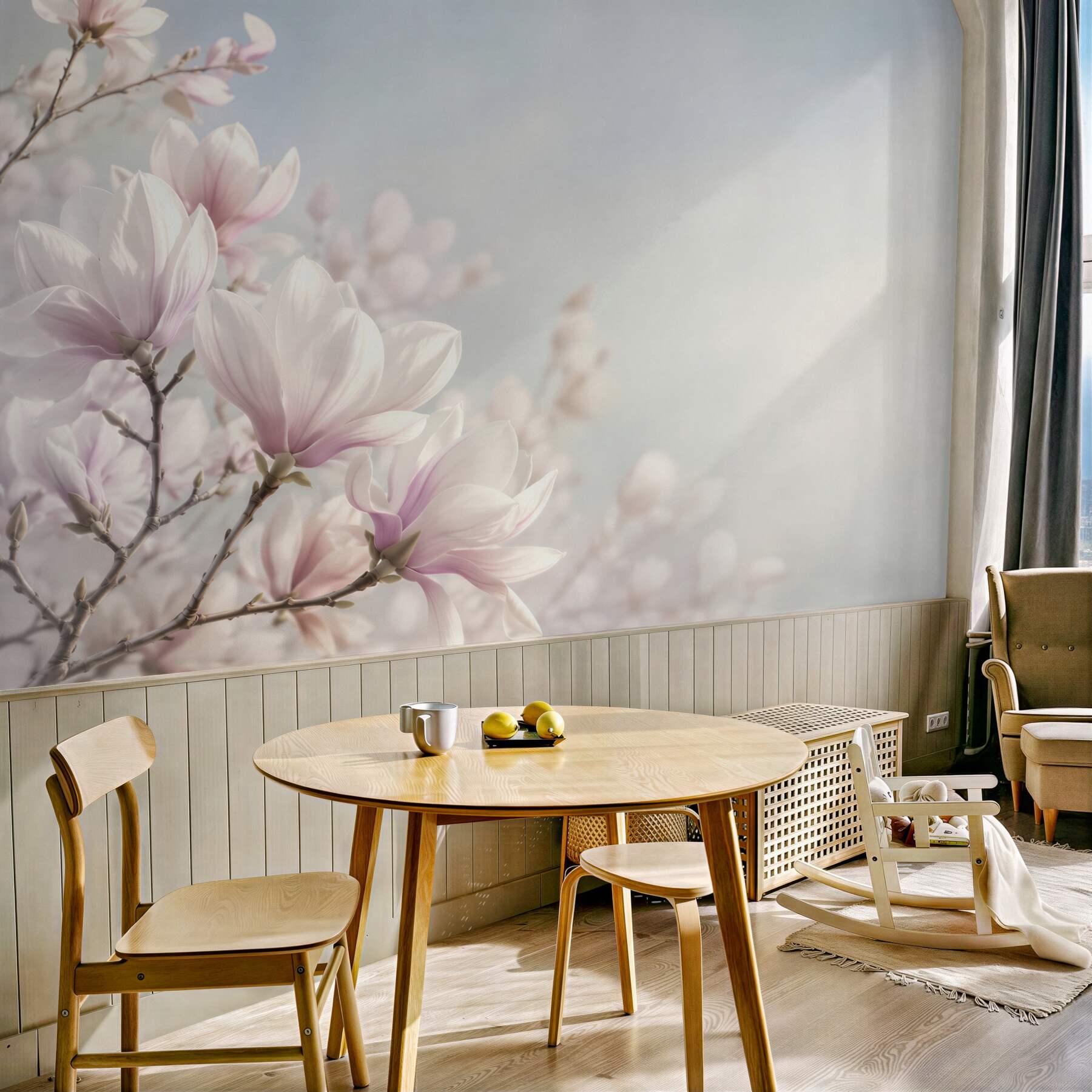 Fototapeta kwitnące drzewo magnolii?v23