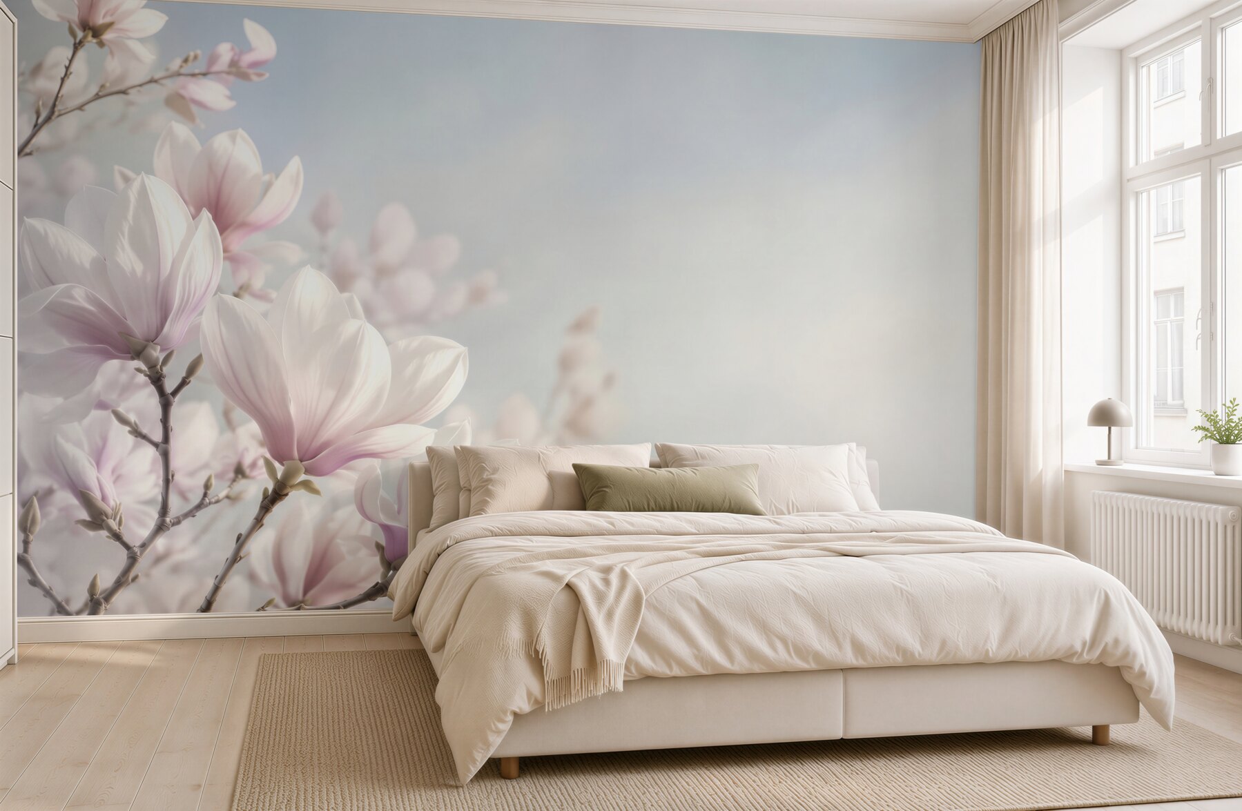 Fototapeta kwitnące drzewo magnolii?v23