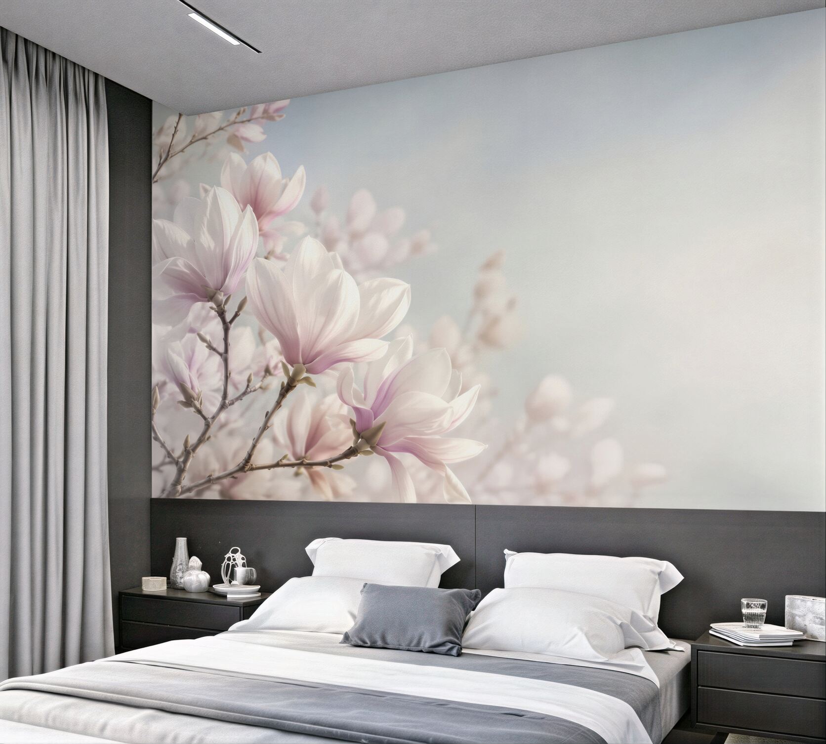 Fototapeta kwitnące drzewo magnolii?v23
