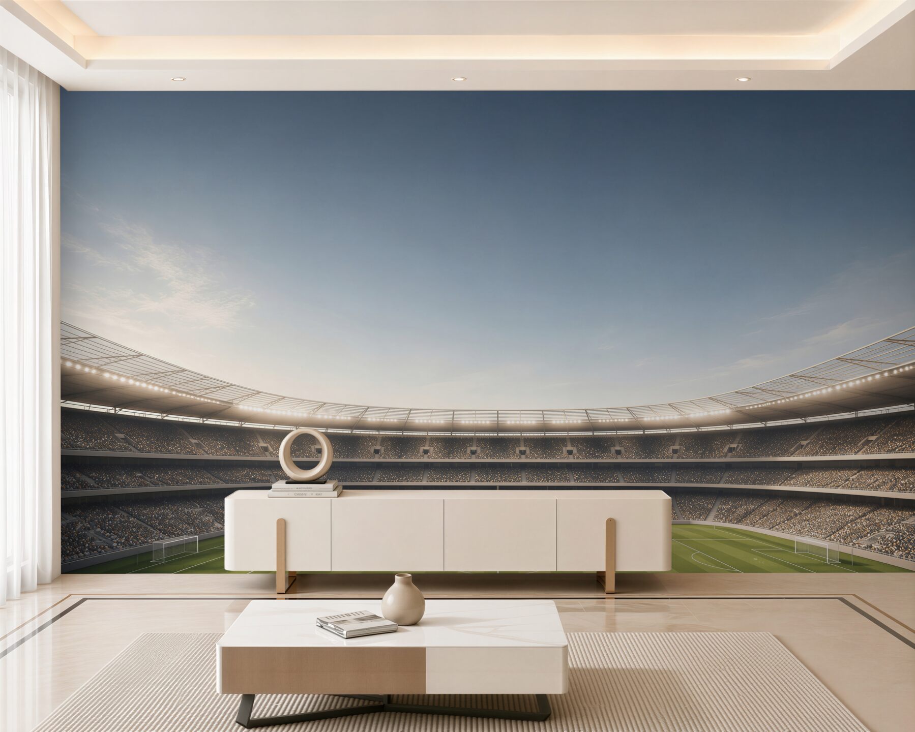 Fototapeta Arena piłkarska z widzami?v23