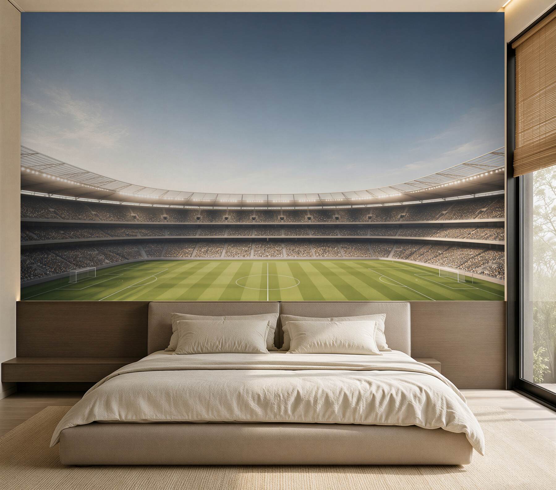 Fototapeta Arena piłkarska z widzami?v23