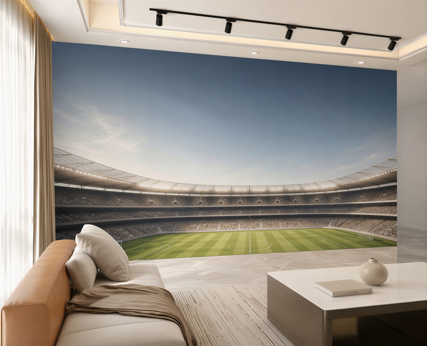 Fototapeta Arena piłkarska z widzami?v23