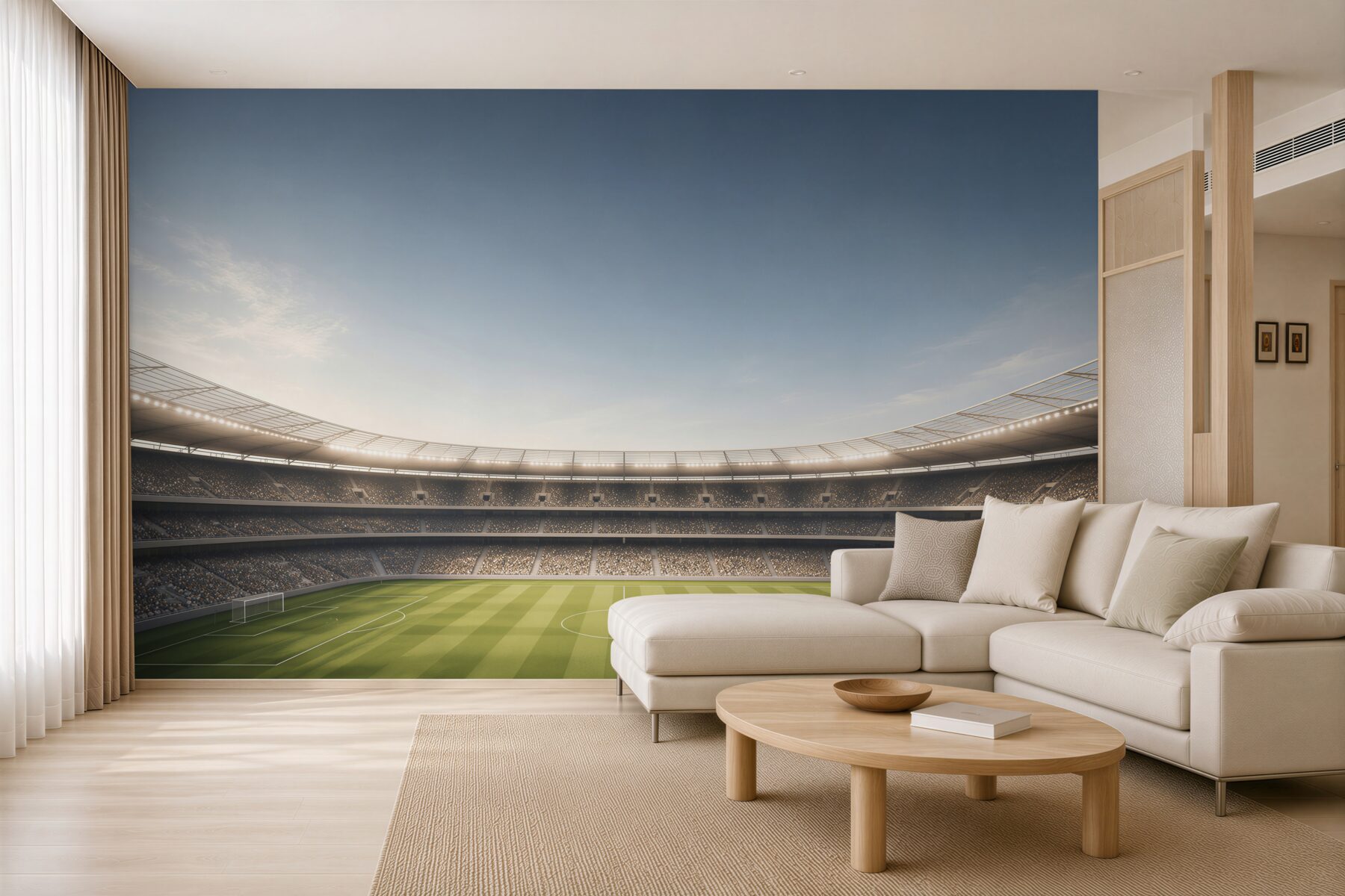 Fototapeta Arena piłkarska z widzami?v23