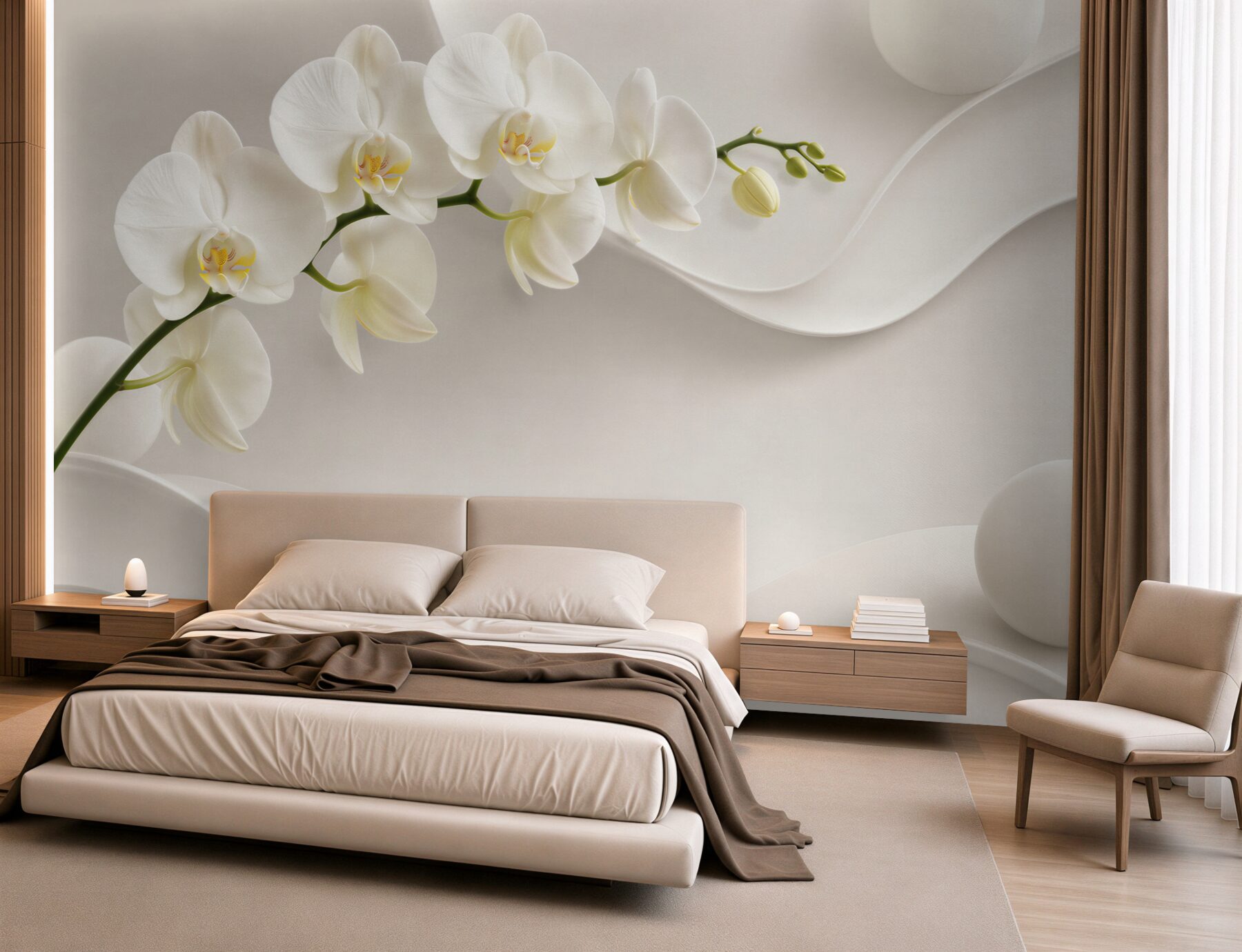 Fototapeta Rama z białej orchidei?v23