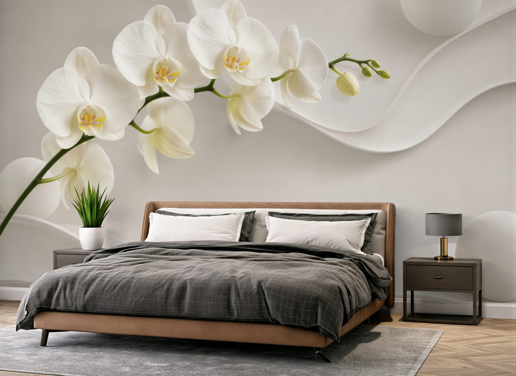 Fototapeta Rama z białej orchidei?v23