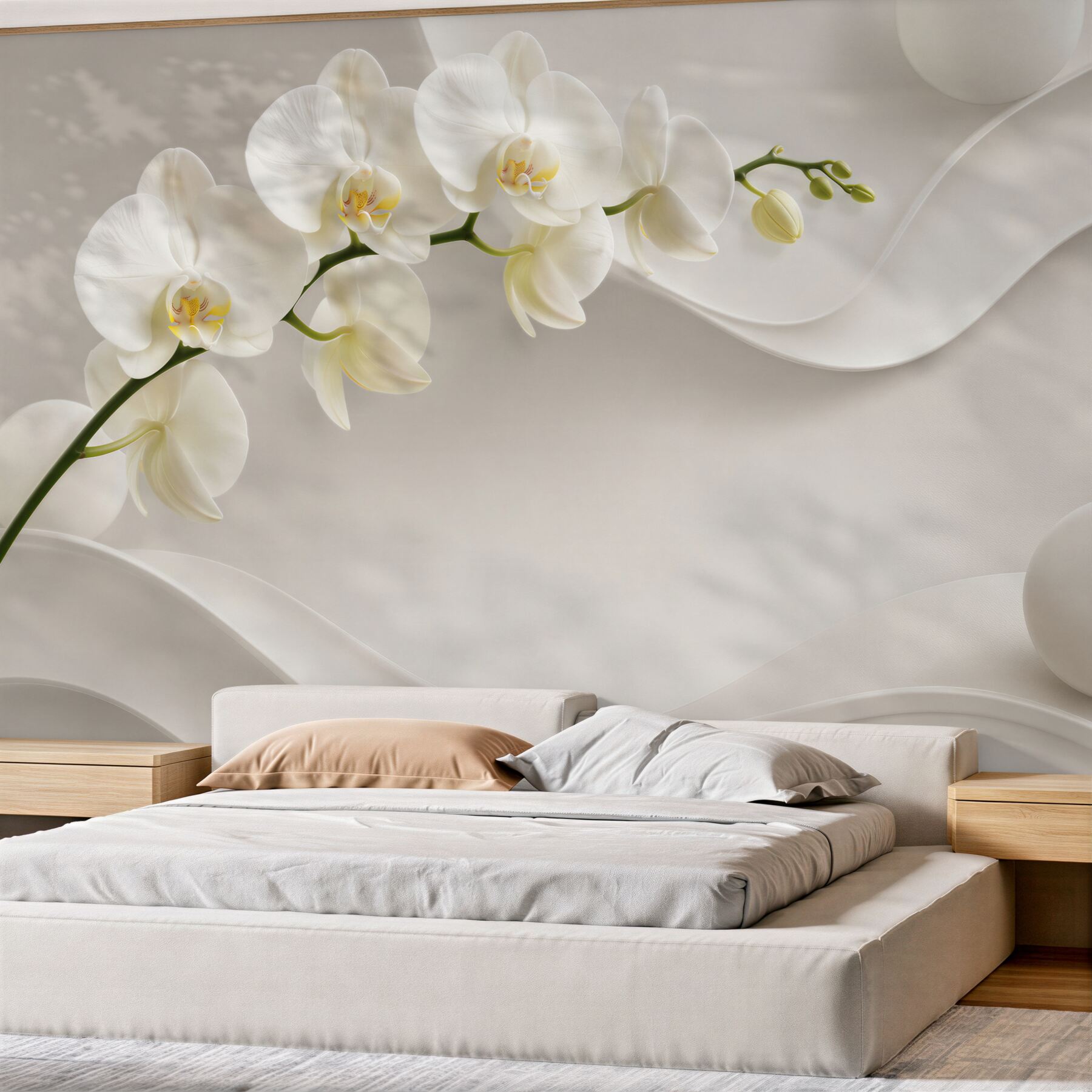 Fototapeta Rama z białej orchidei?v23
