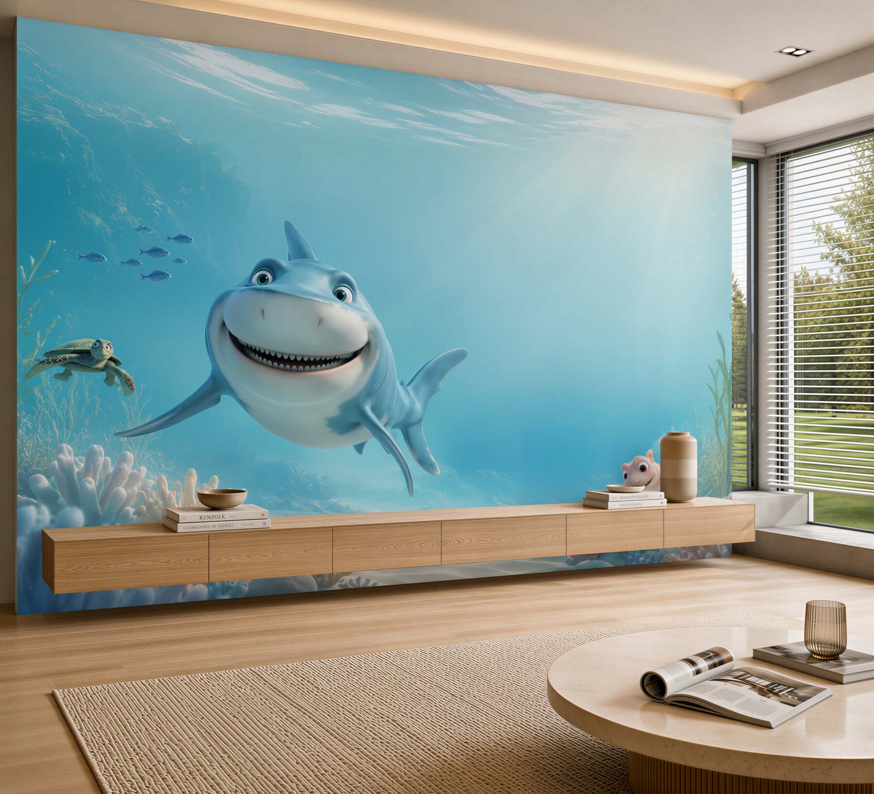 Fototapeta kreskówki mieszkańców podwodnych mieszkańców?v23