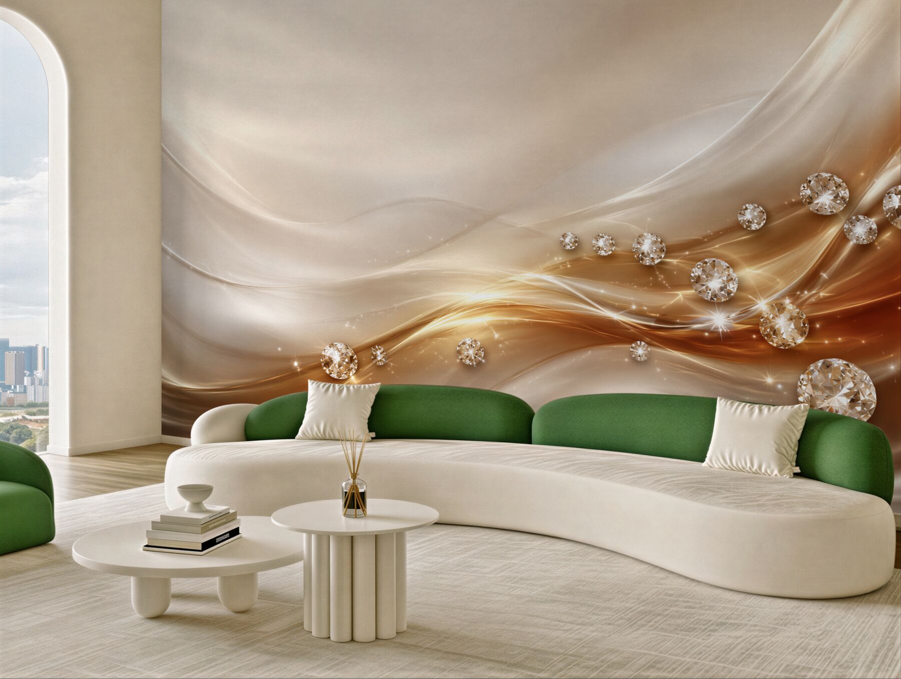 Fototapeta biżuterię ze złota i diamentów?v23