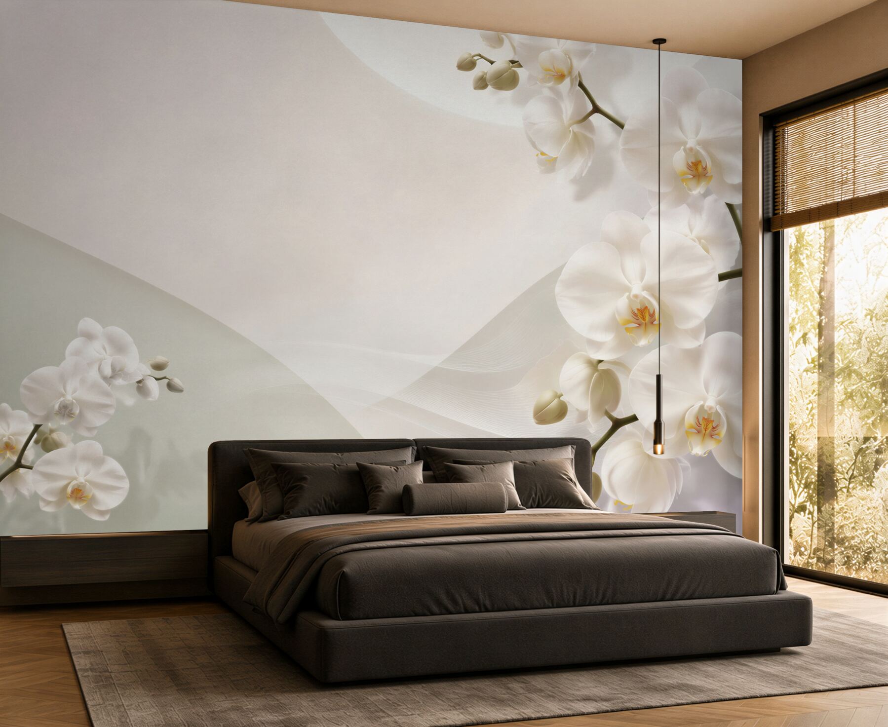 Fototapeta gałęzie białych orchidei na białym tle?v23