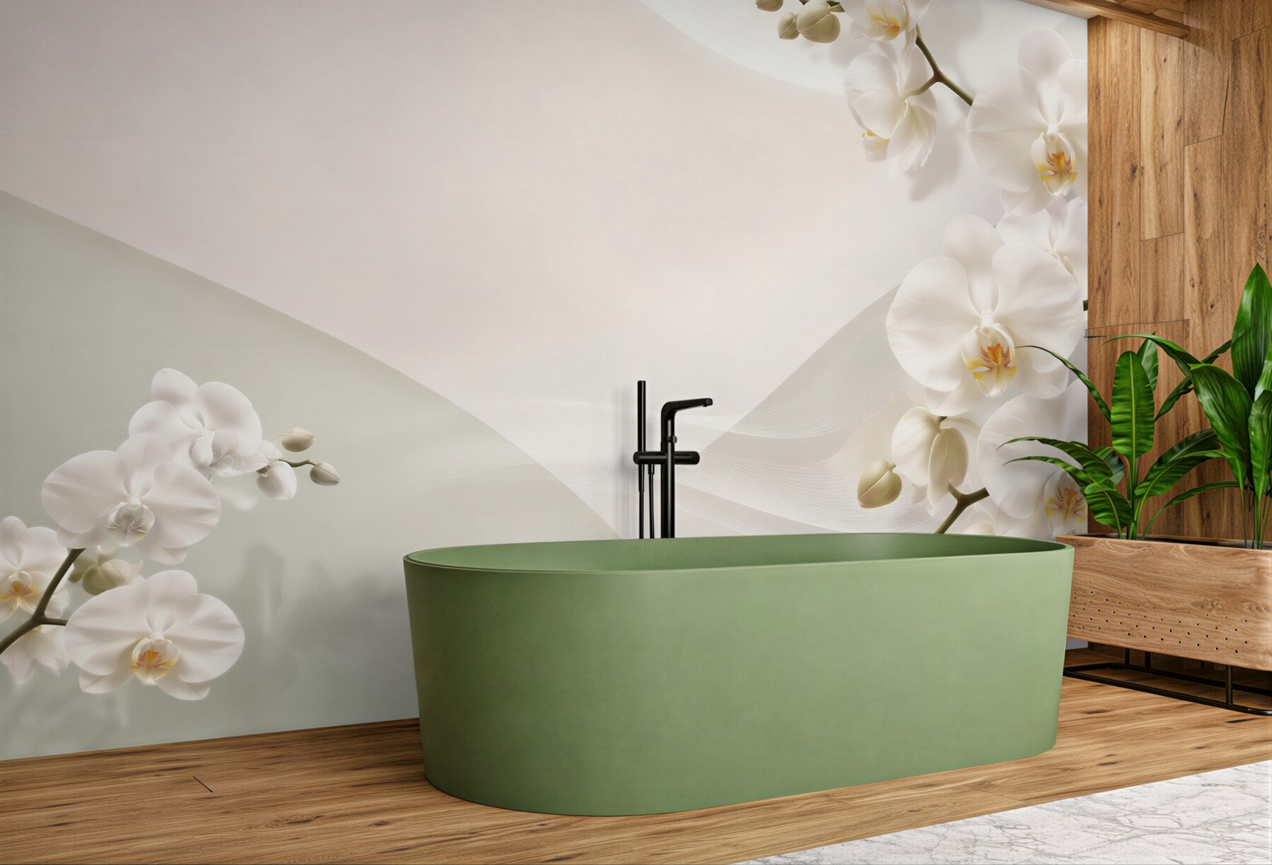 Fototapeta gałęzie białych orchidei na białym tle?v23