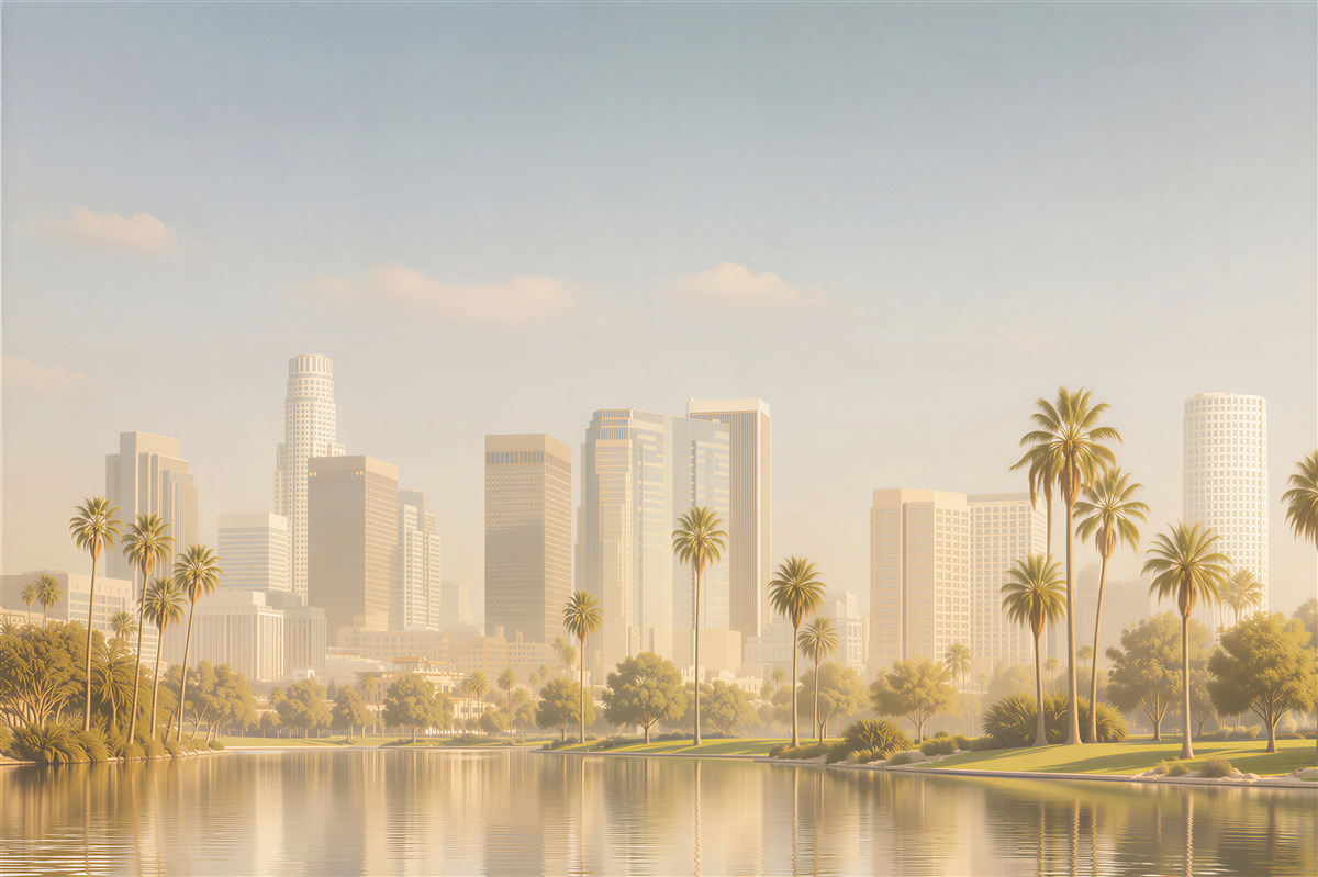 Fototapeta piękno lata w Los Angeles