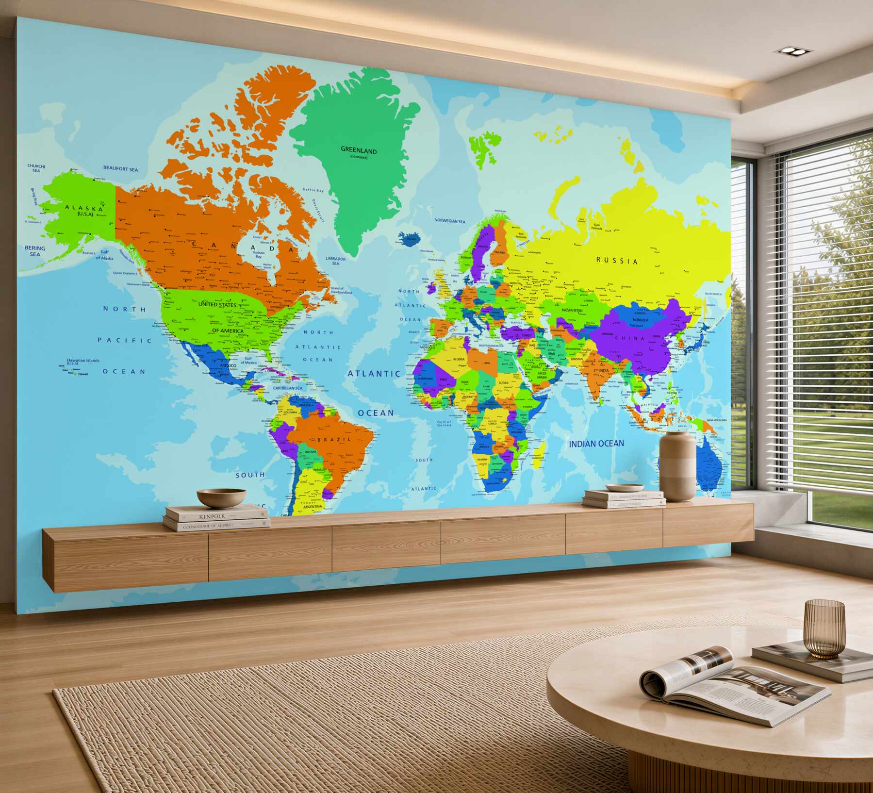 Fototapeta polityczna mapa świata?v23