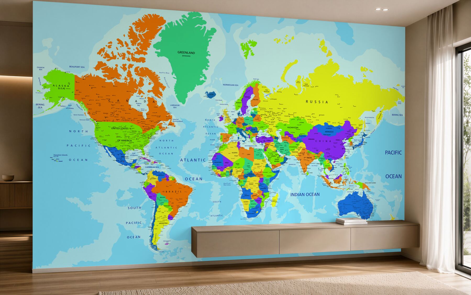 Fototapeta polityczna mapa świata?v23