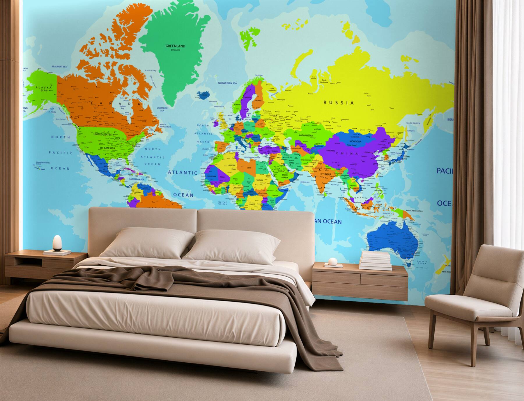 Fototapeta polityczna mapa świata?v23
