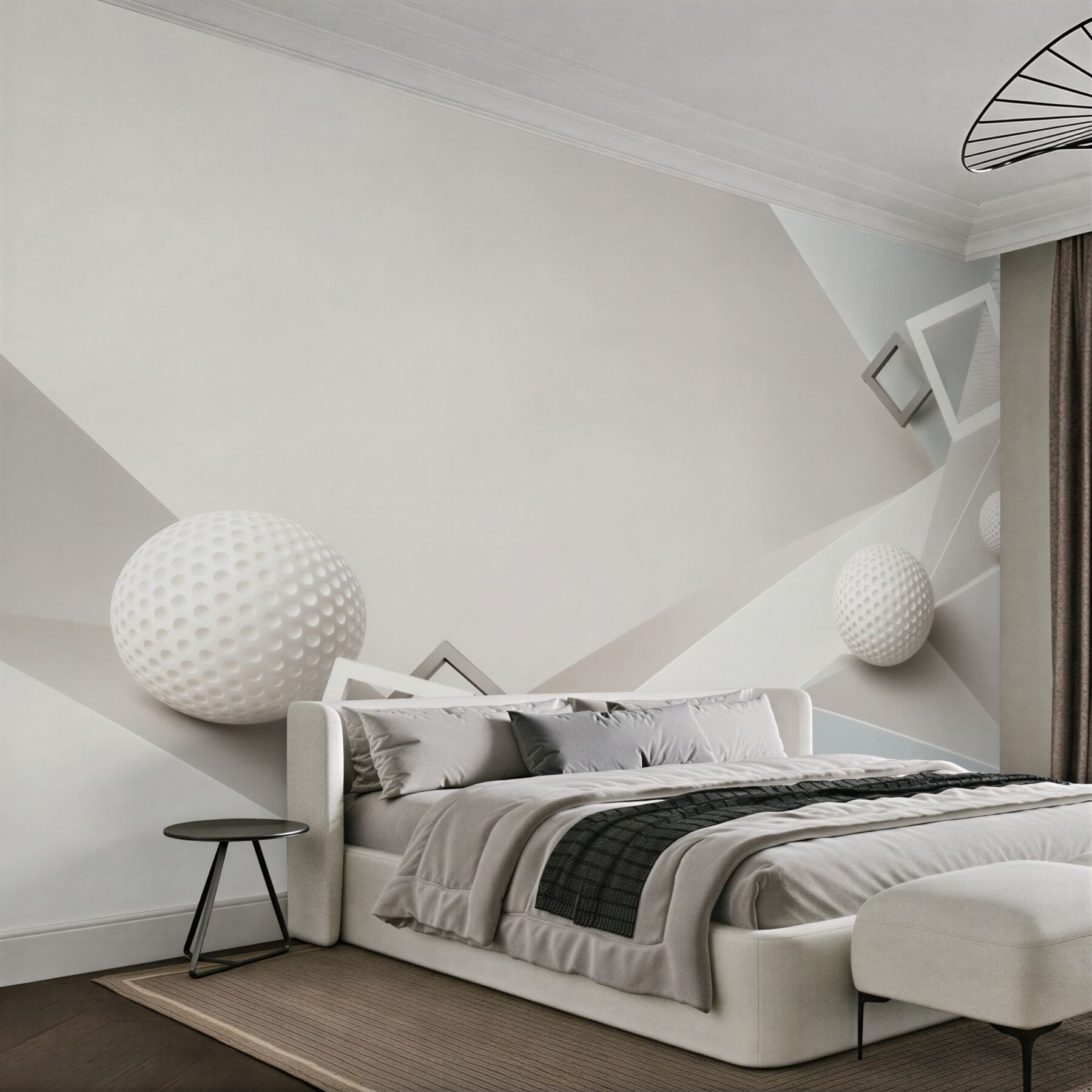 Fototapeta kule i kostki abstrakcji geometrycznej?v23