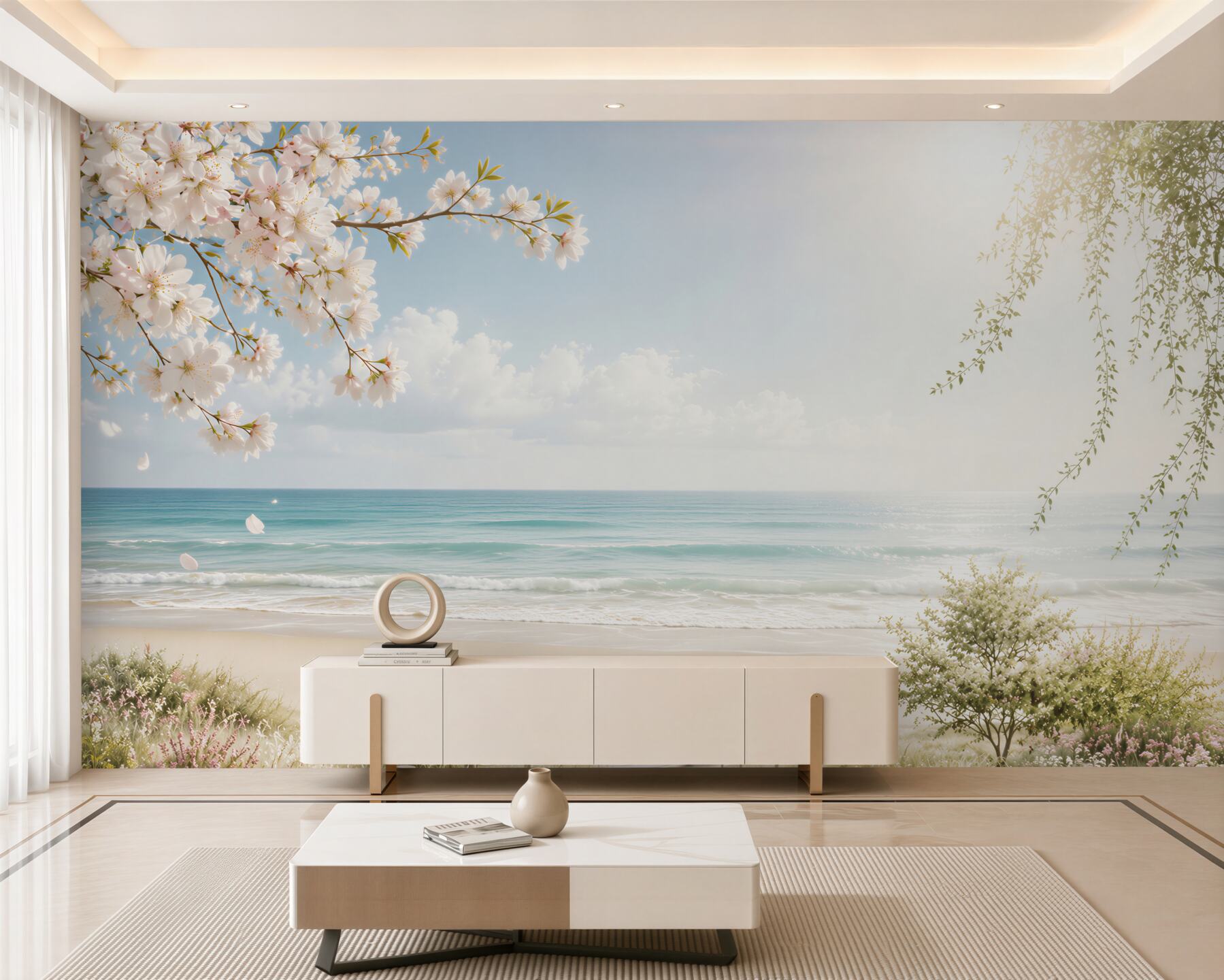 Fototapeta zielone łąki nad oceanem?v23
