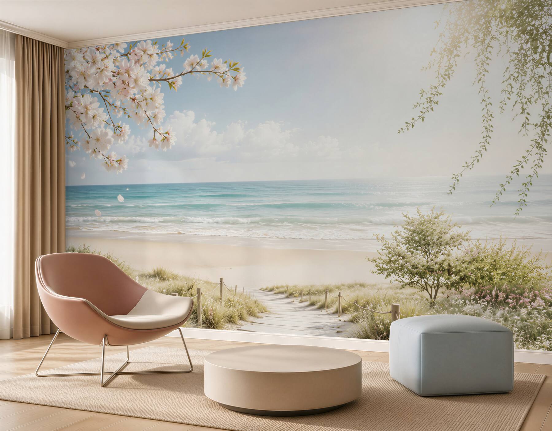 Fototapeta zielone łąki nad oceanem?v23