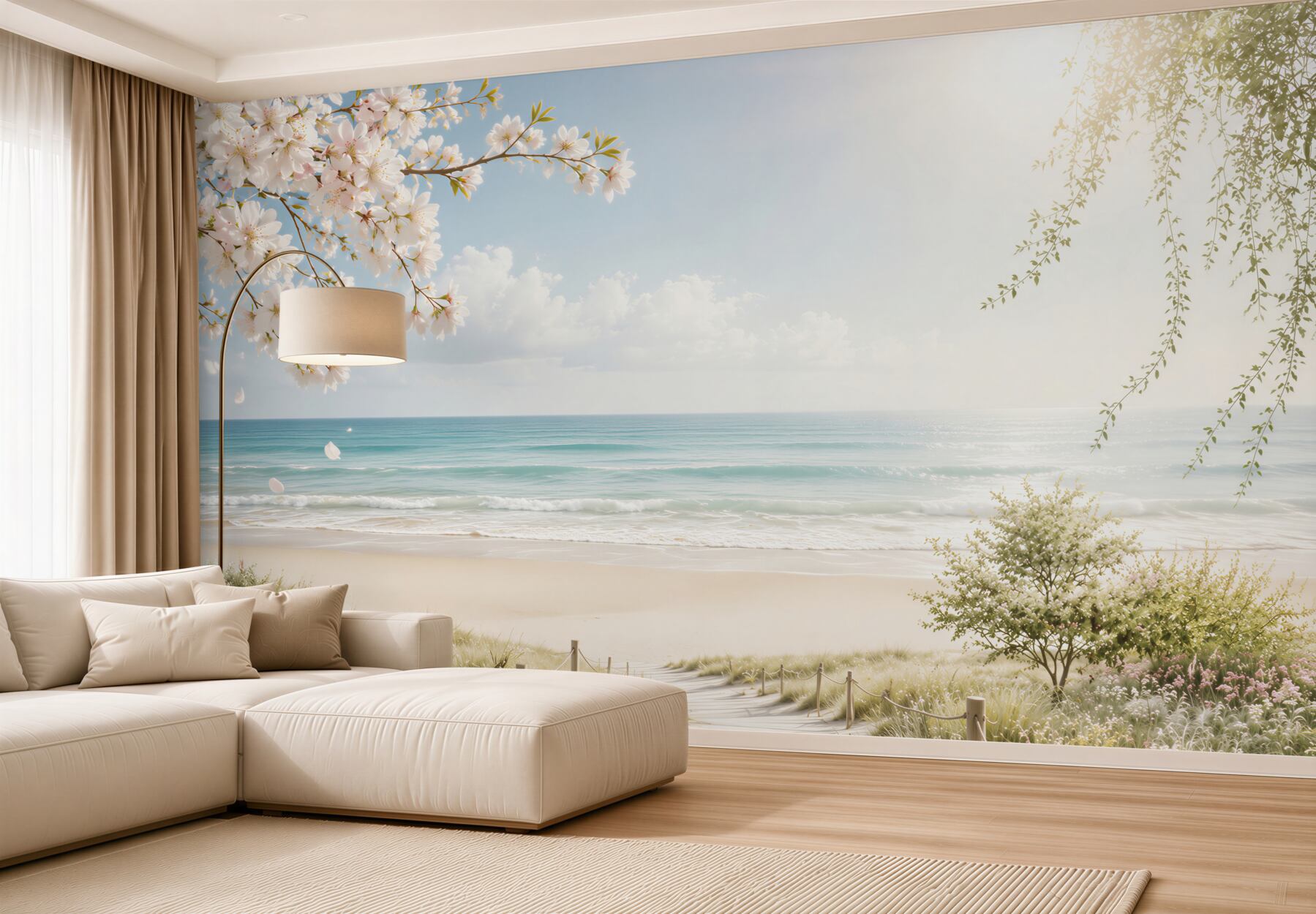 Fototapeta zielone łąki nad oceanem?v23