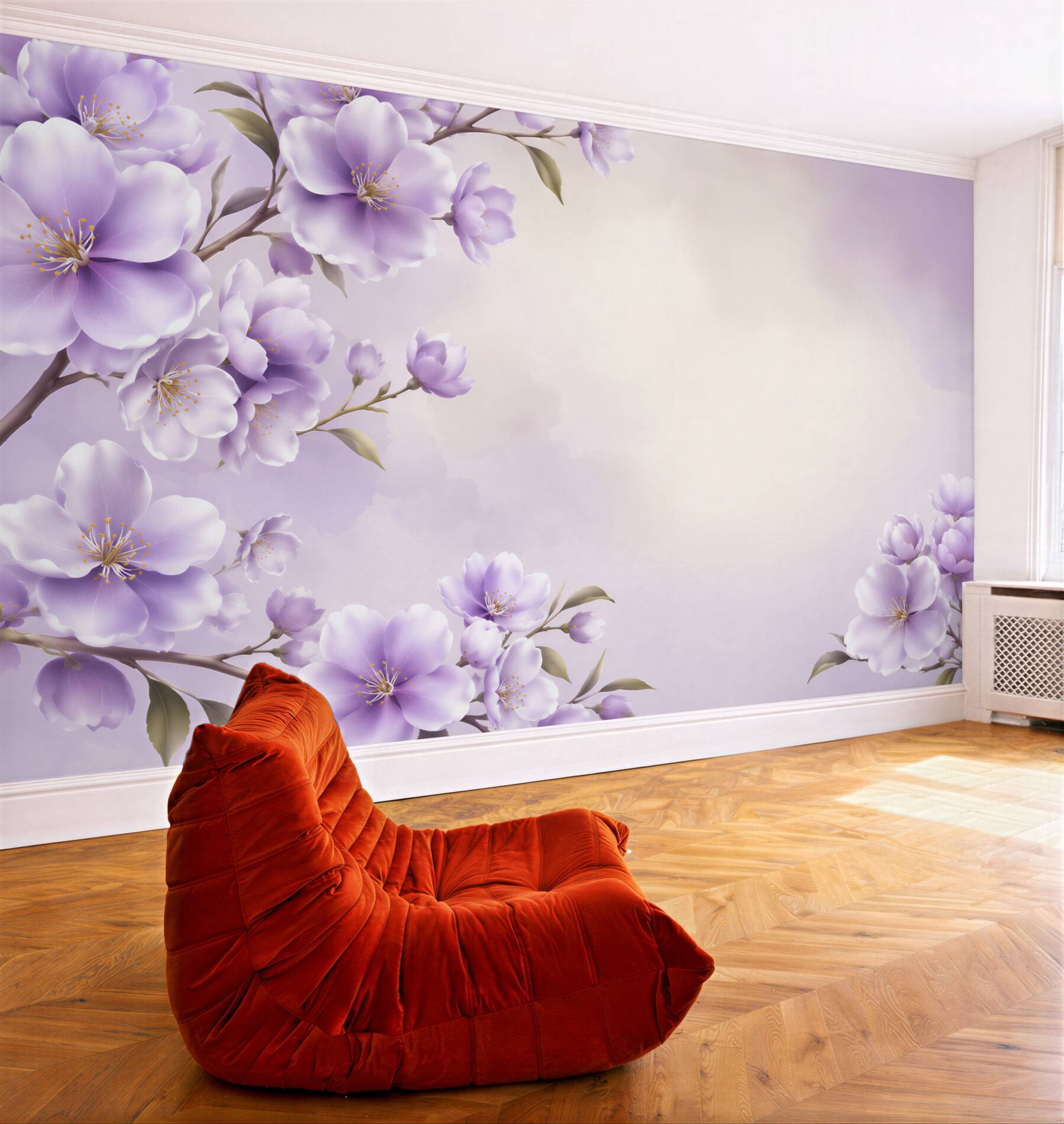 Fototapeta liliowe kolory delikatnej orchidei?v23