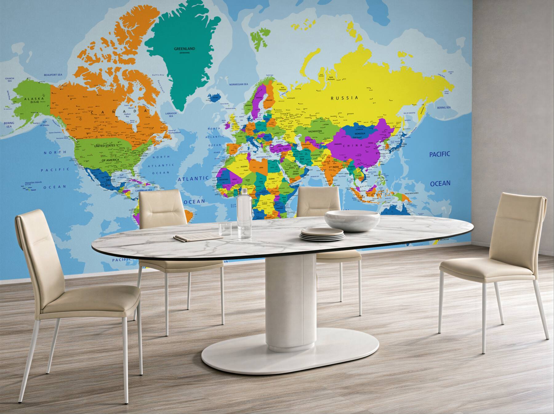 Fototapeta geopolityczna mapa świata?v23