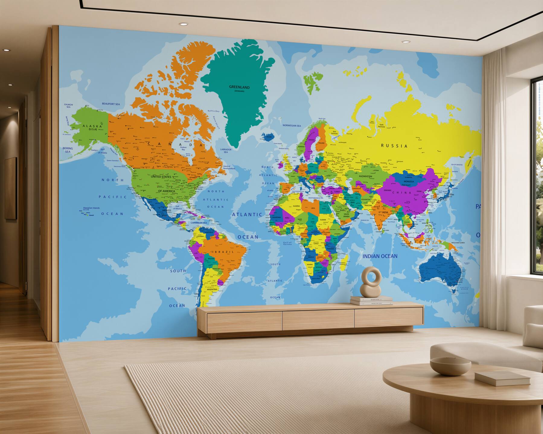 Fototapeta geopolityczna mapa świata?v23