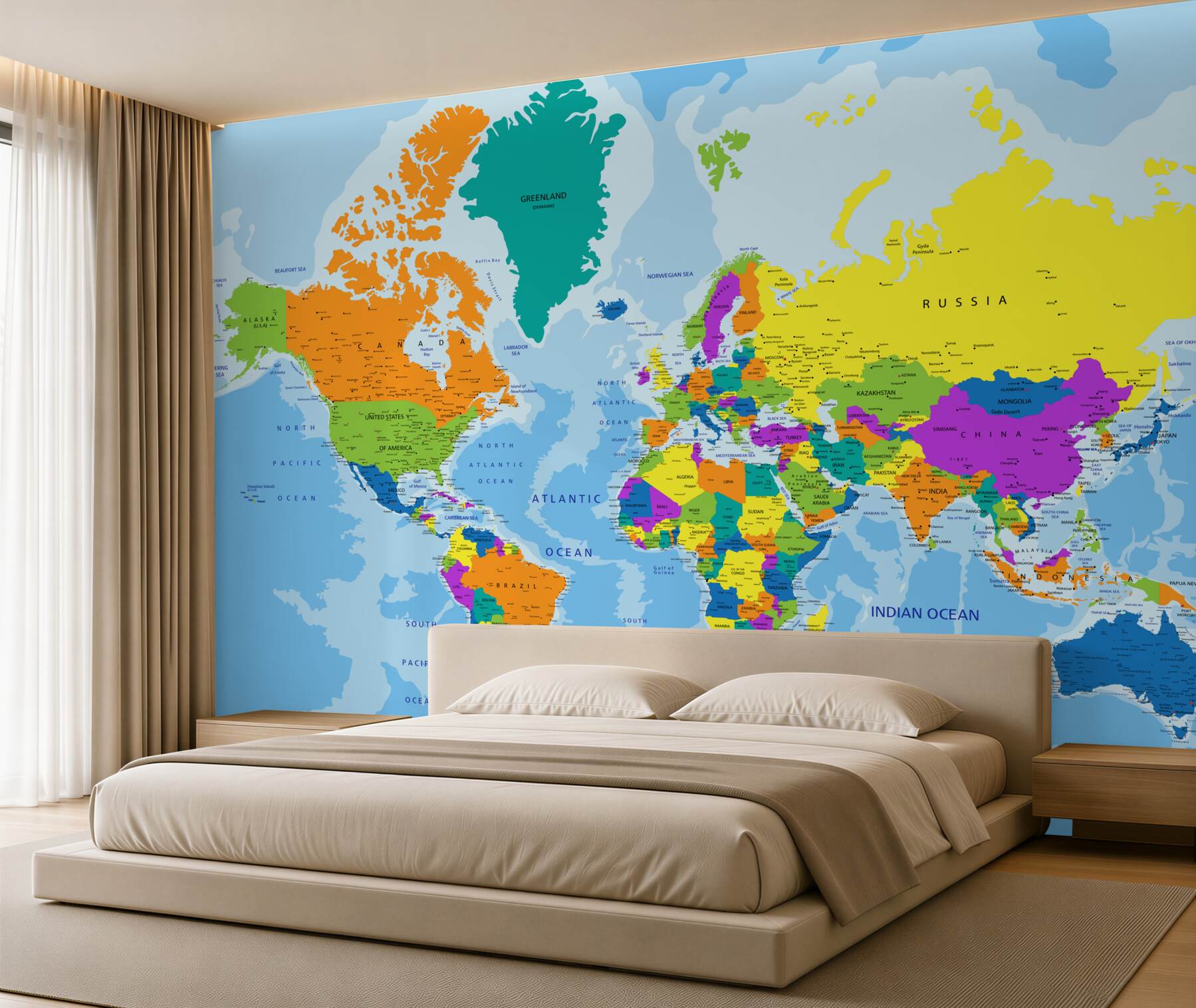 Fototapeta geopolityczna mapa świata?v23