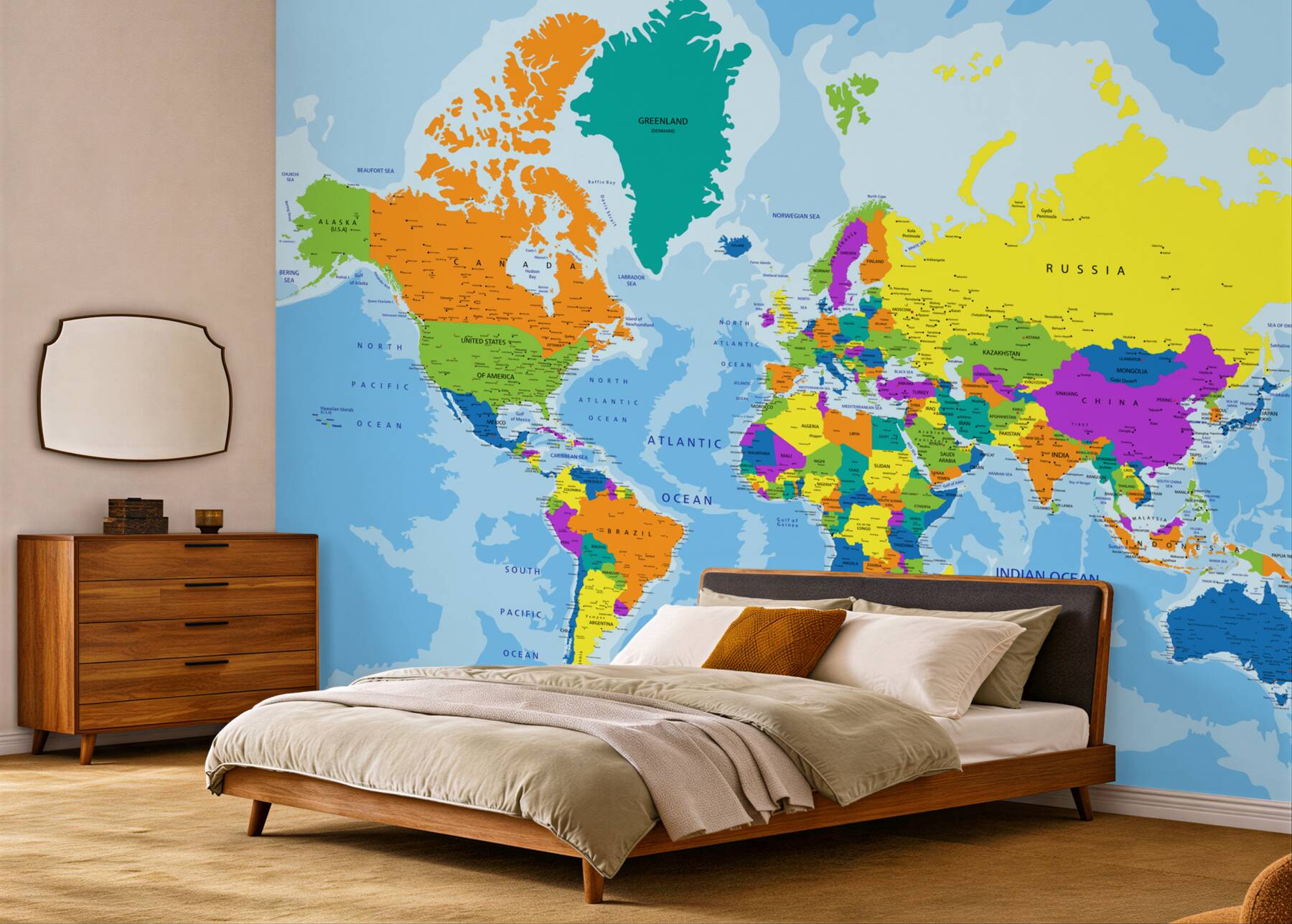Fototapeta geopolityczna mapa świata?v23