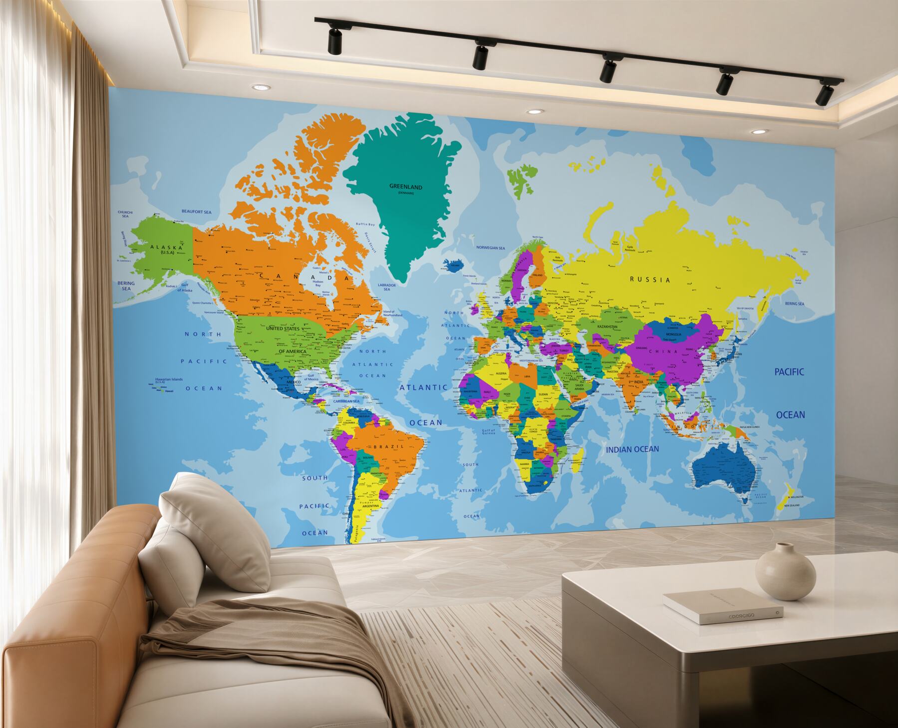 Fototapeta geopolityczna mapa świata?v23