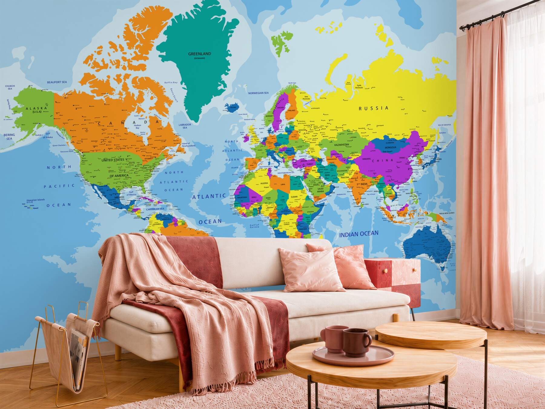 Fototapeta geopolityczna mapa świata?v23