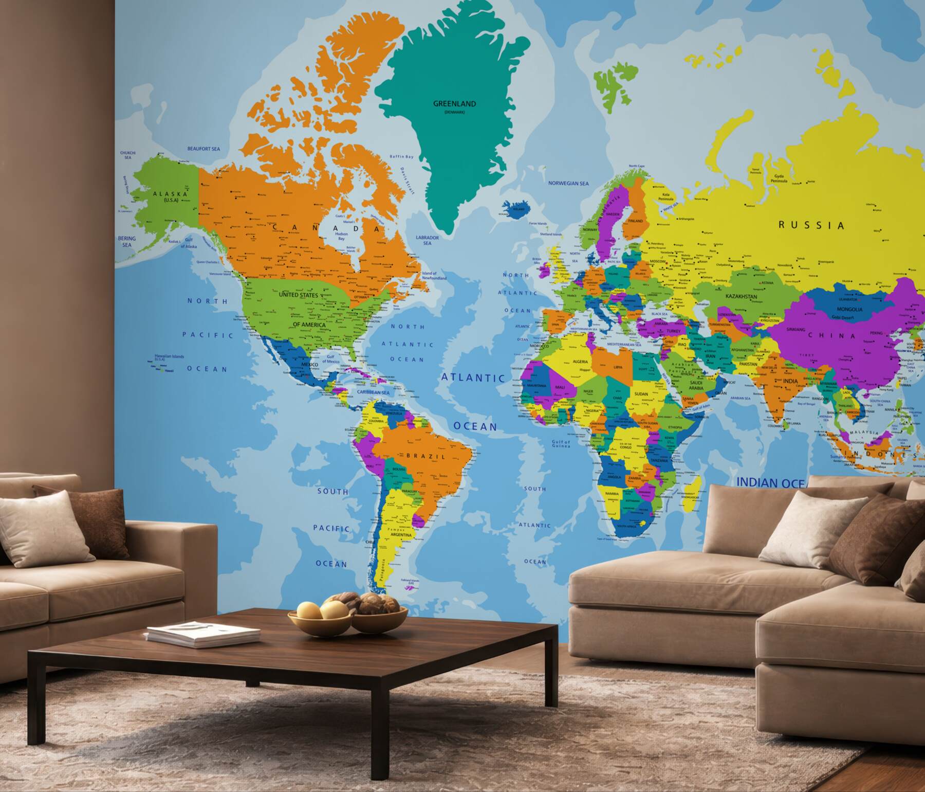 Fototapeta geopolityczna mapa świata?v23