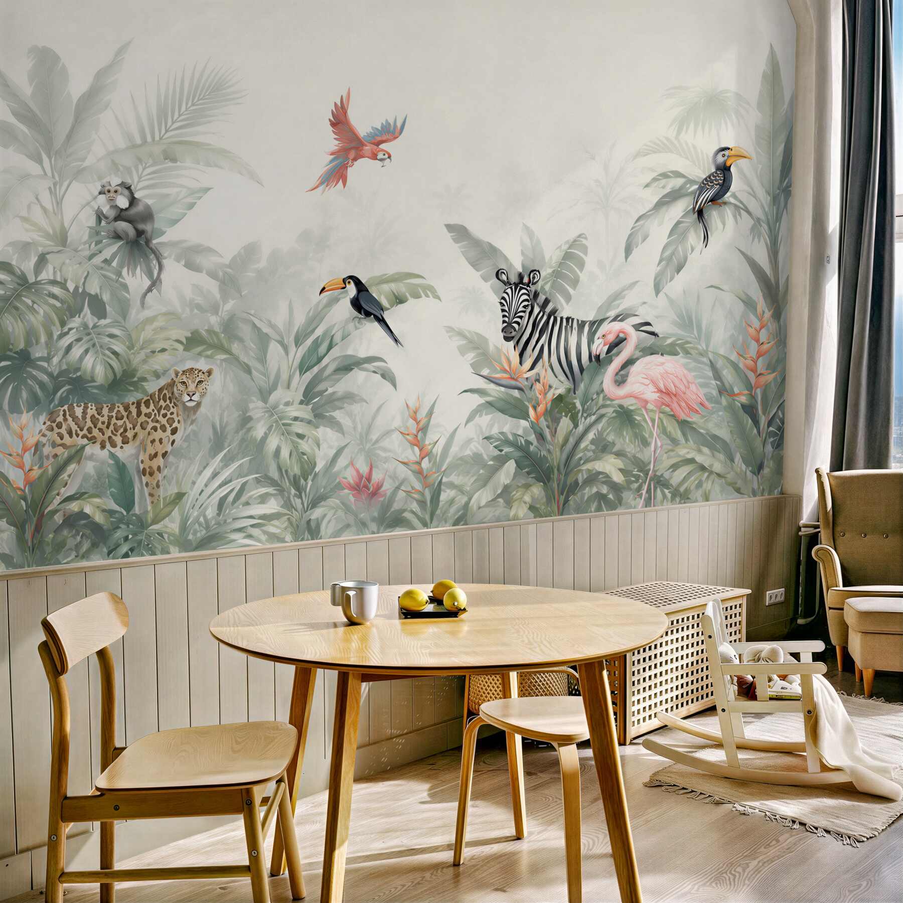 Fototapeta flora i fauna dżungli w ciągu dnia?v23