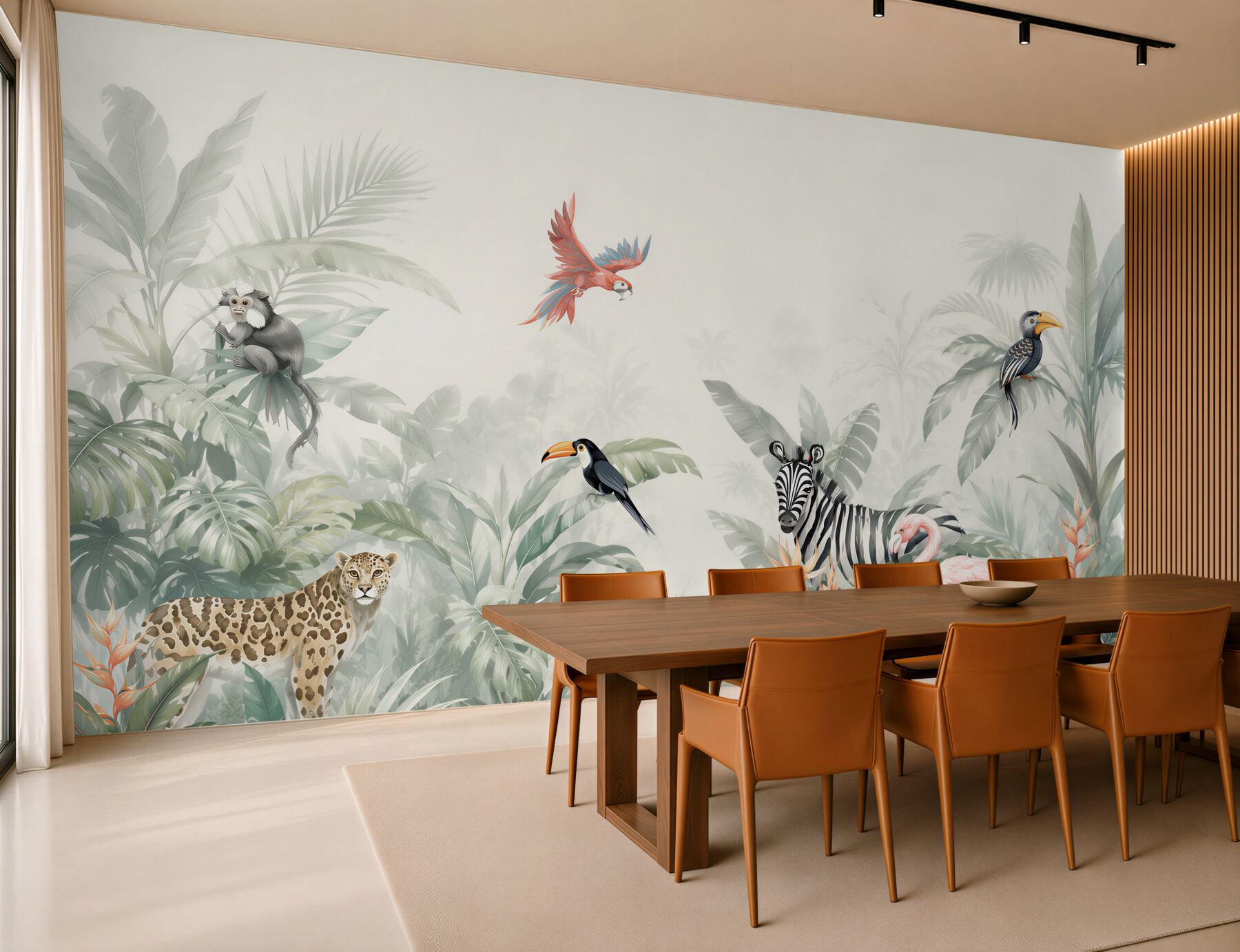 Fototapeta flora i fauna dżungli w ciągu dnia?v23