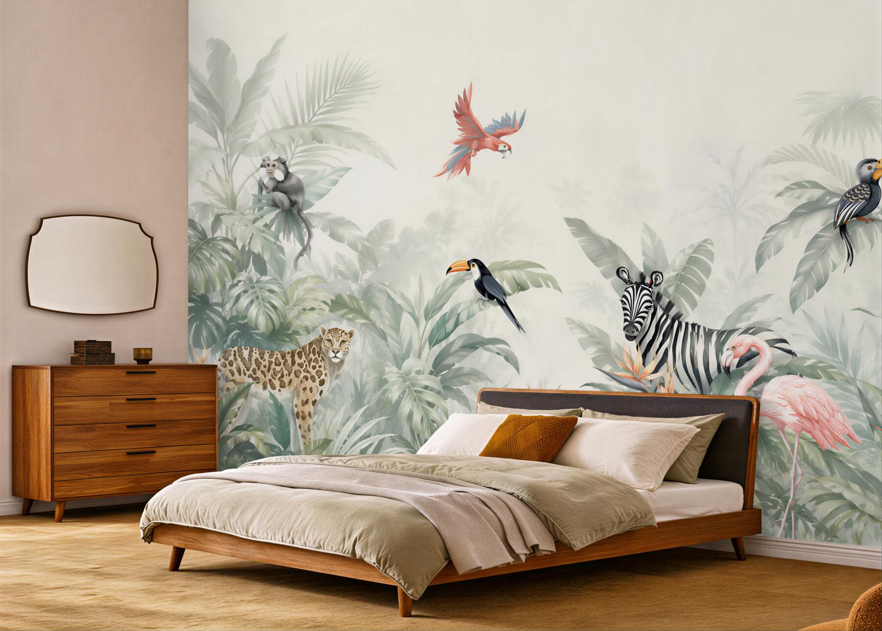 Fototapeta flora i fauna dżungli w ciągu dnia?v23