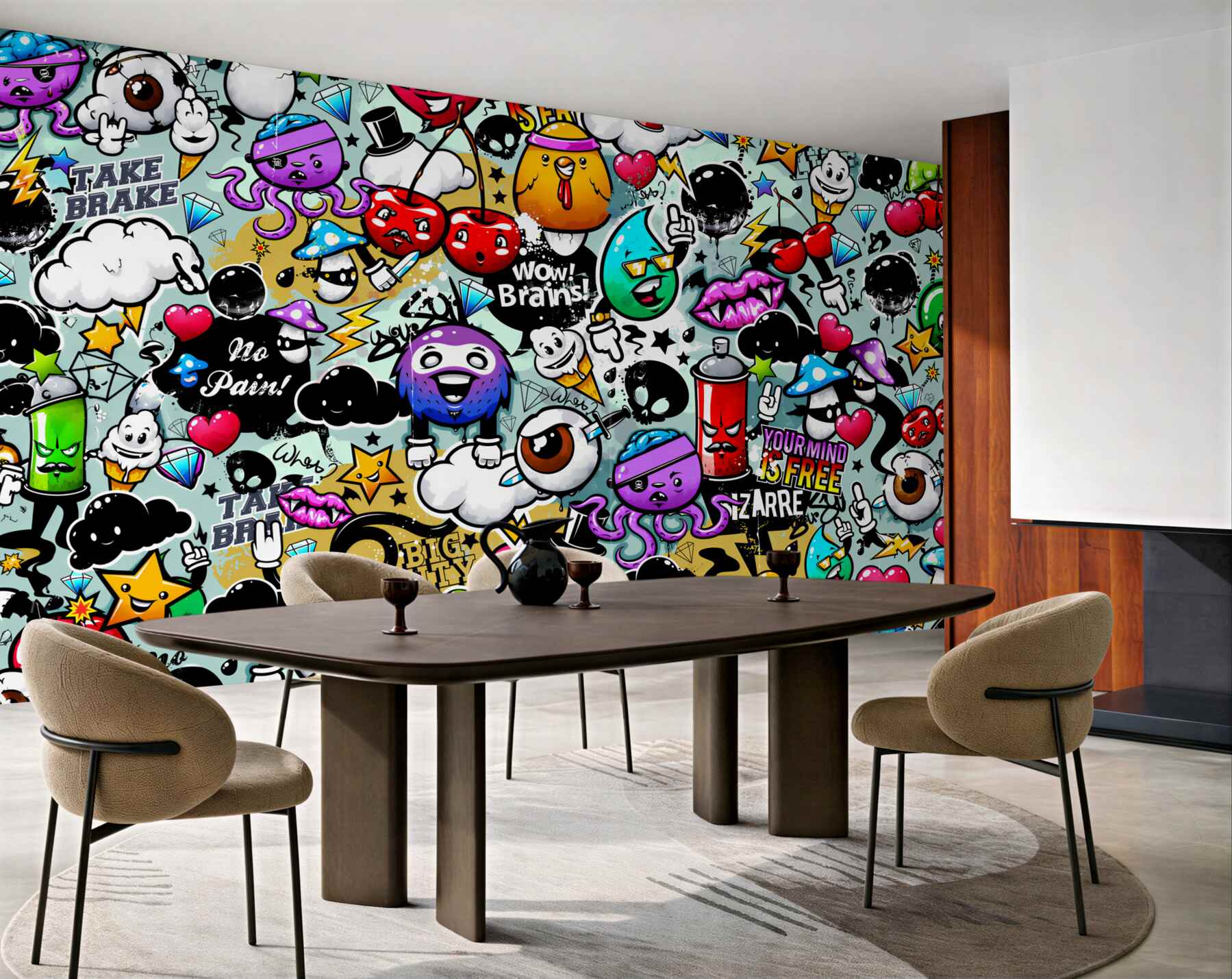 Fototapeta kolorowe graffiti?v23