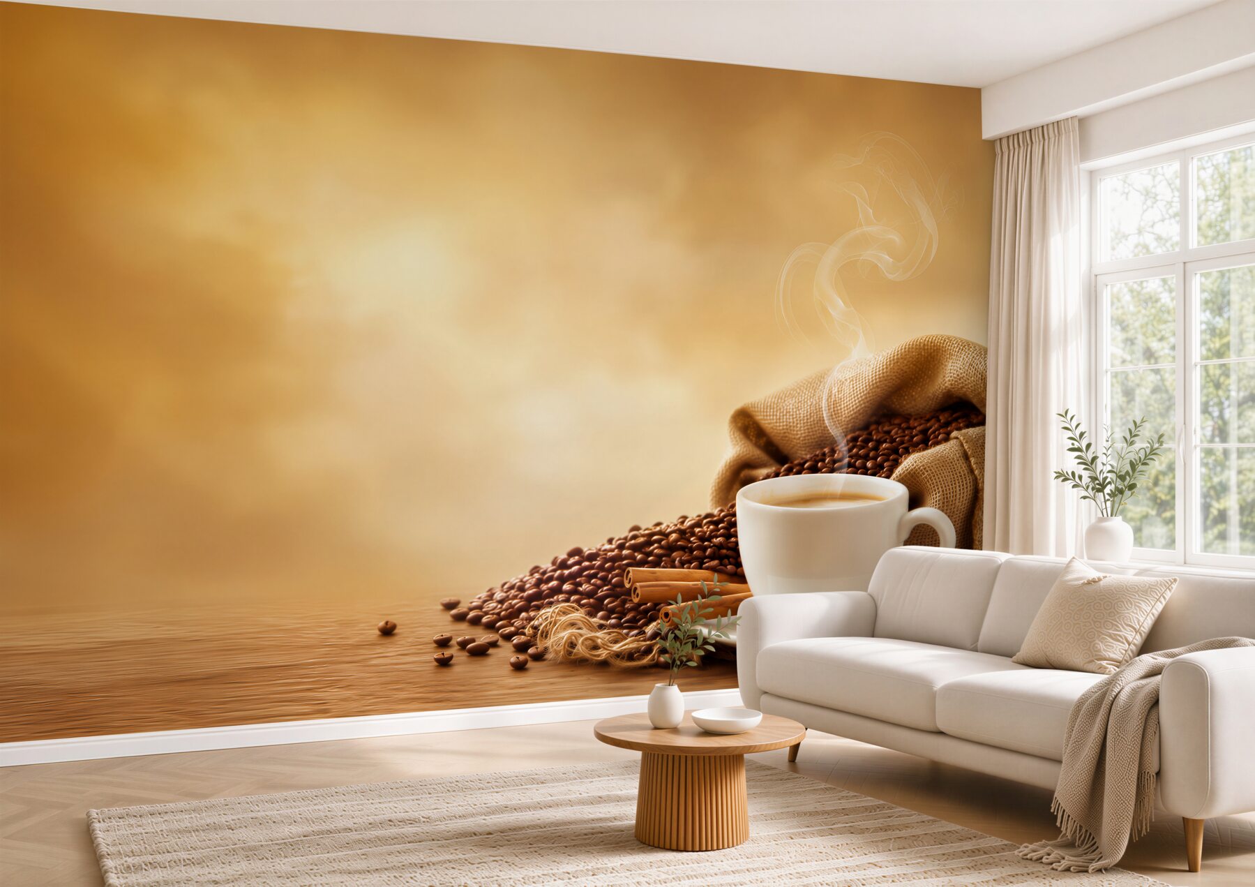 Fototapeta orzeźwiającą filiżankę aromatycznej kawy?v23
